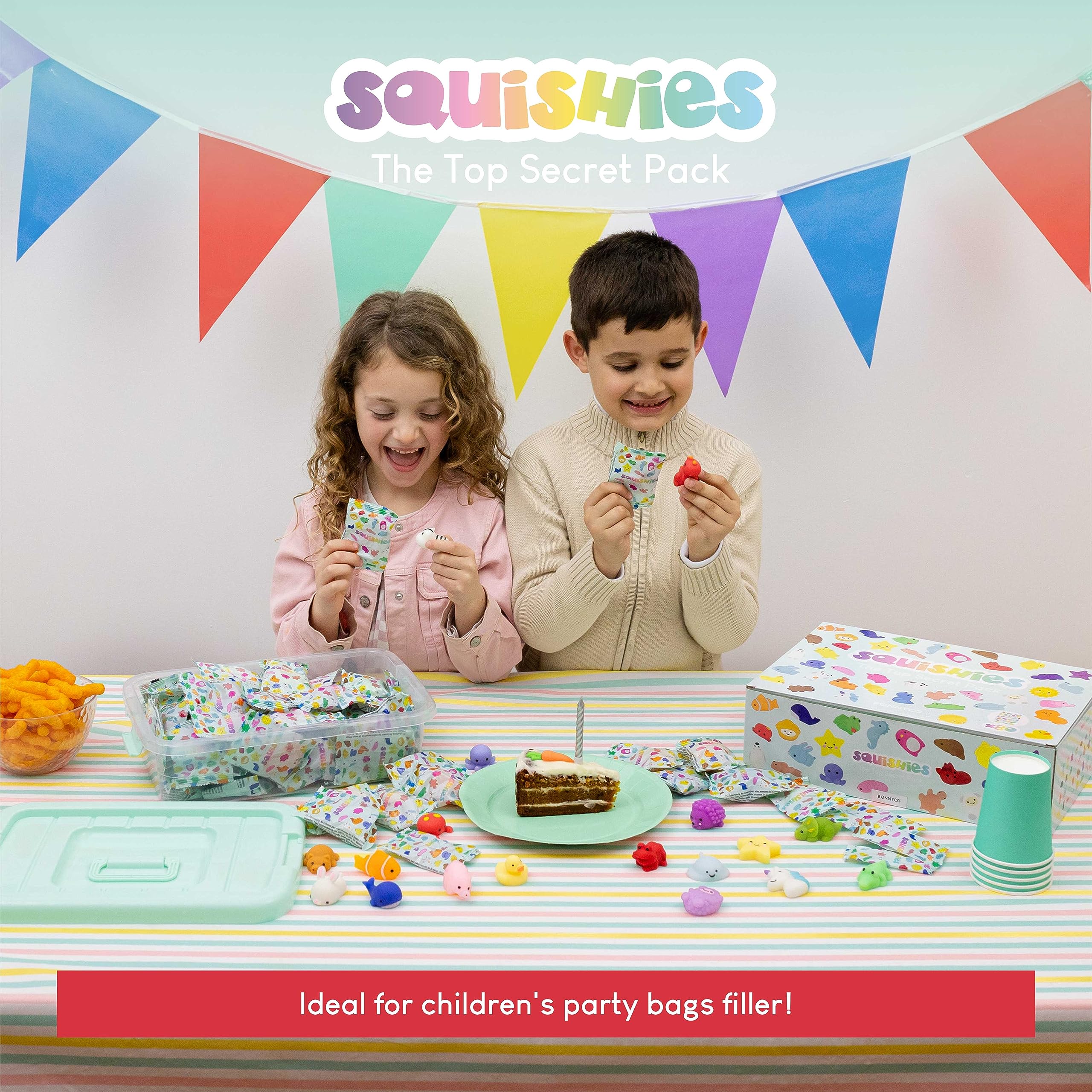Mochi Squishy Toys - Pack of 80 Unique Squishies for Kids Party Favors 8
