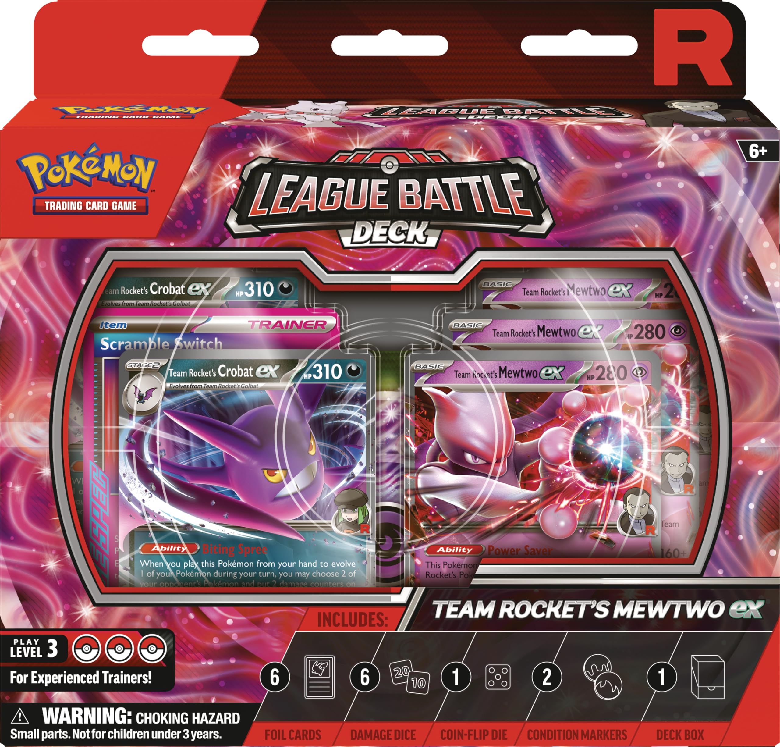 Pokémon Team Rocket’s Mewtwo ex League Battle Deck - Ready-to-Play 60 Card Deck | Age 6+ 1