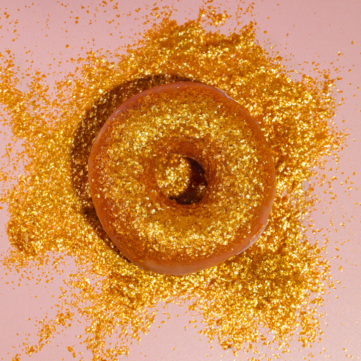 PME Gold Sparkling Glitter Flakes for Cake Decorating (7g) - Pack of 3