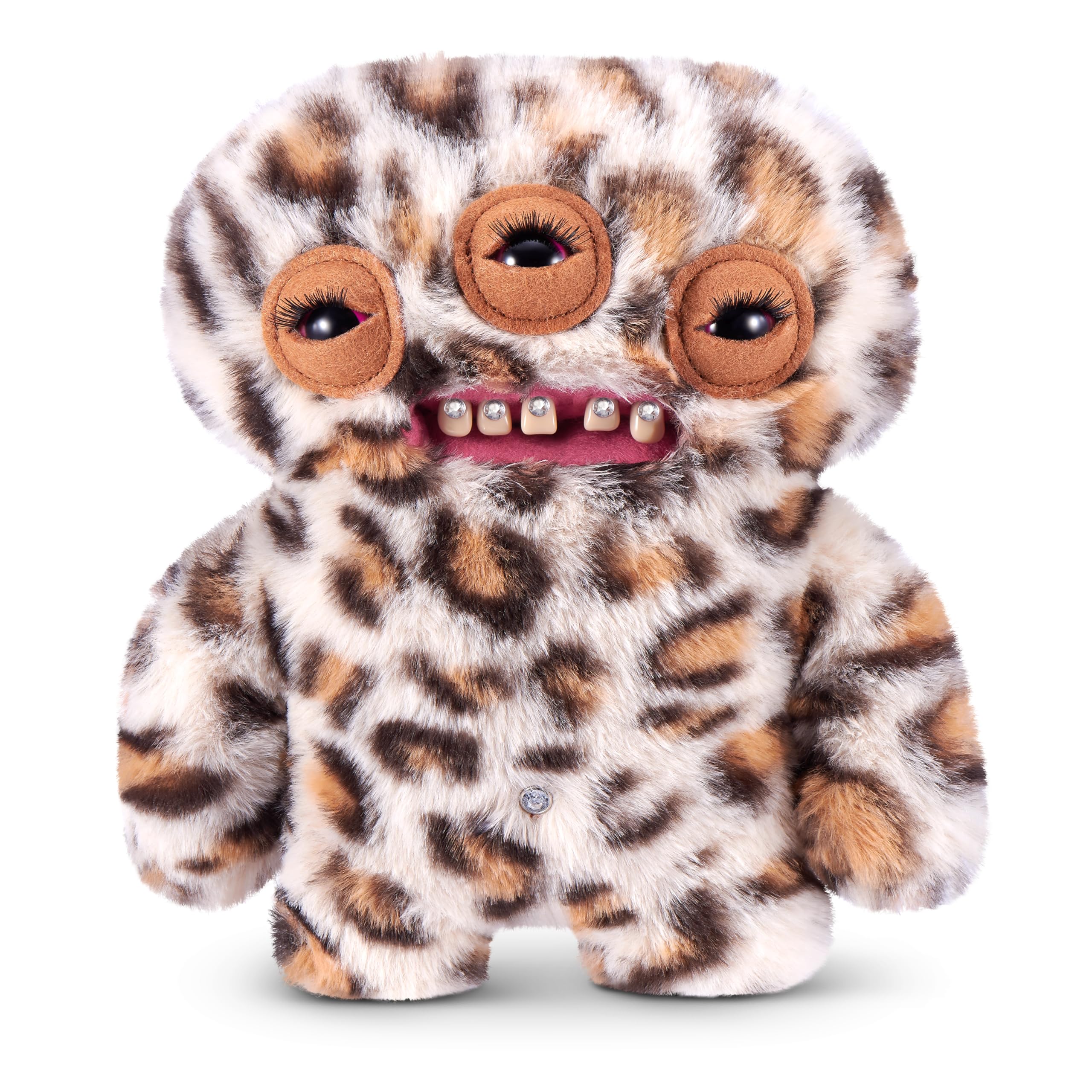 Fuggler Annoyed Alien Soft Doll - 9 Inch Plush | Leopard Print | Unisex Children