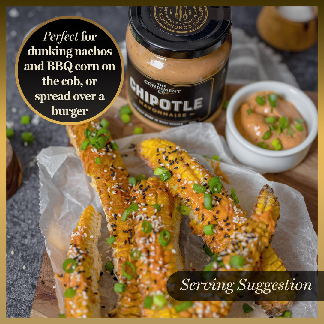 The Condiment Company Chipotle Mayonnaise 300g - Spicy Smoky Mayo with Adobo