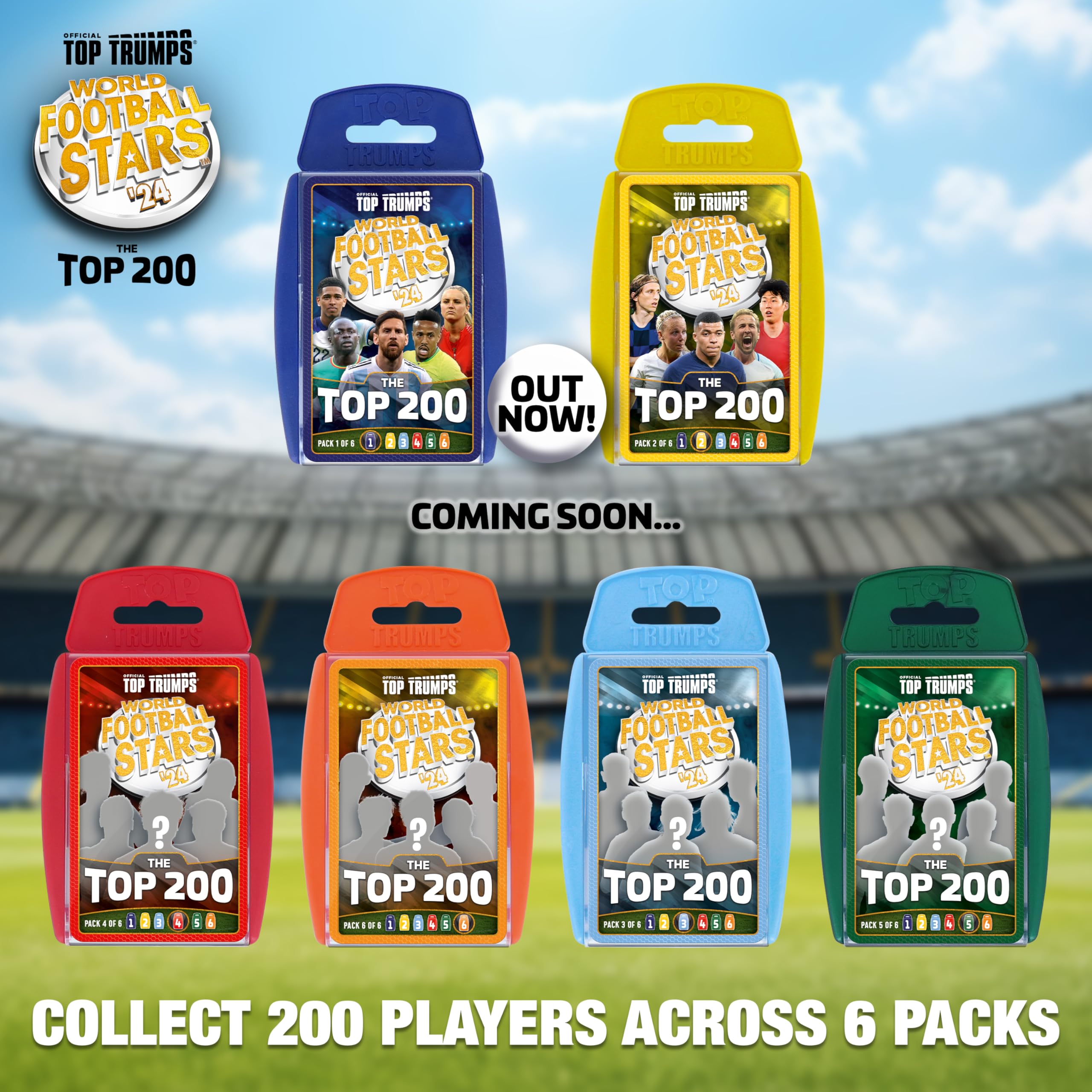 Top Trumps World Football Stars Top 200 Card Game Pack 2 9