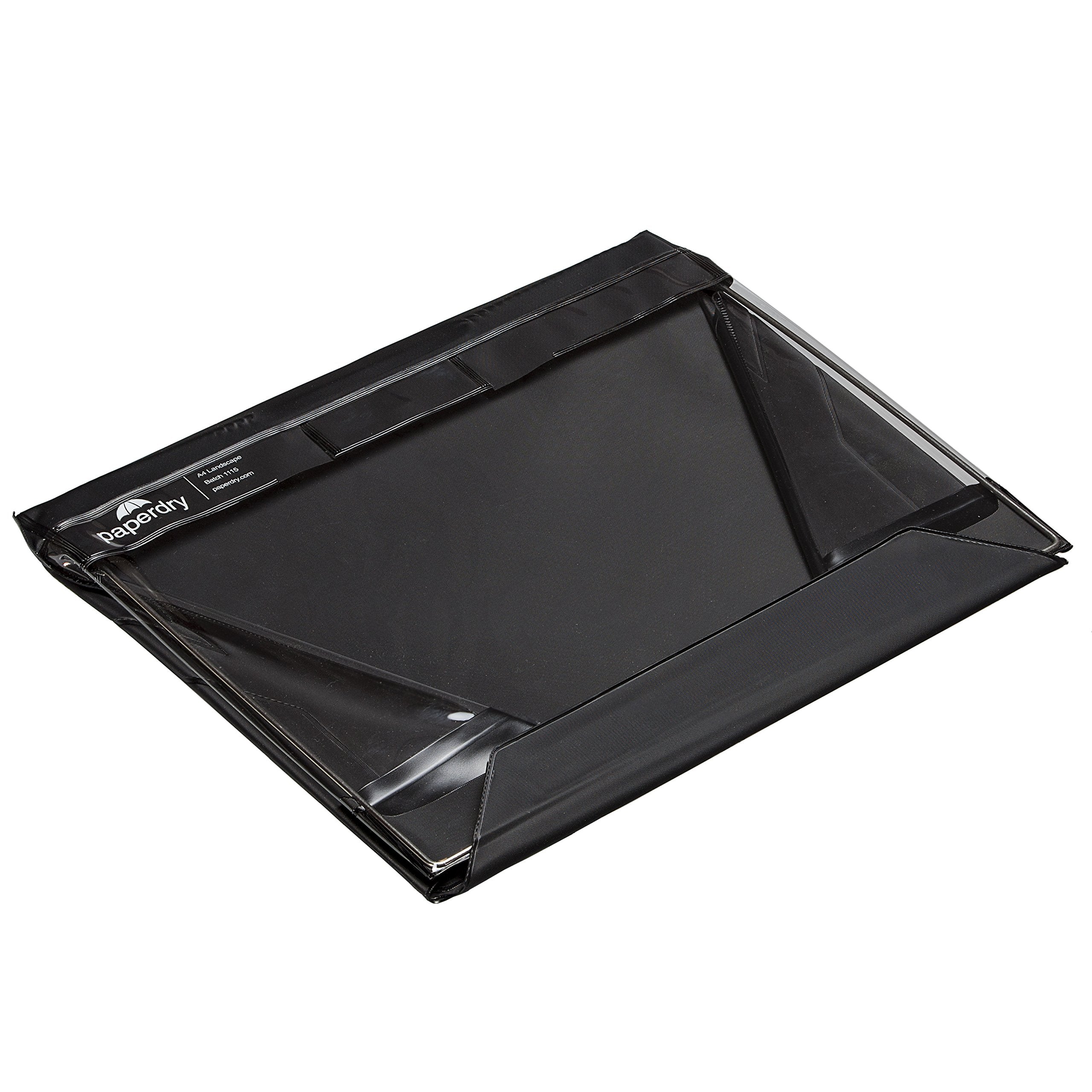 Paperdry Waterproof Clipboard A4 Landscape - Superior PVC Plastic, Black | Heavy Duty | 18 Month Warranty