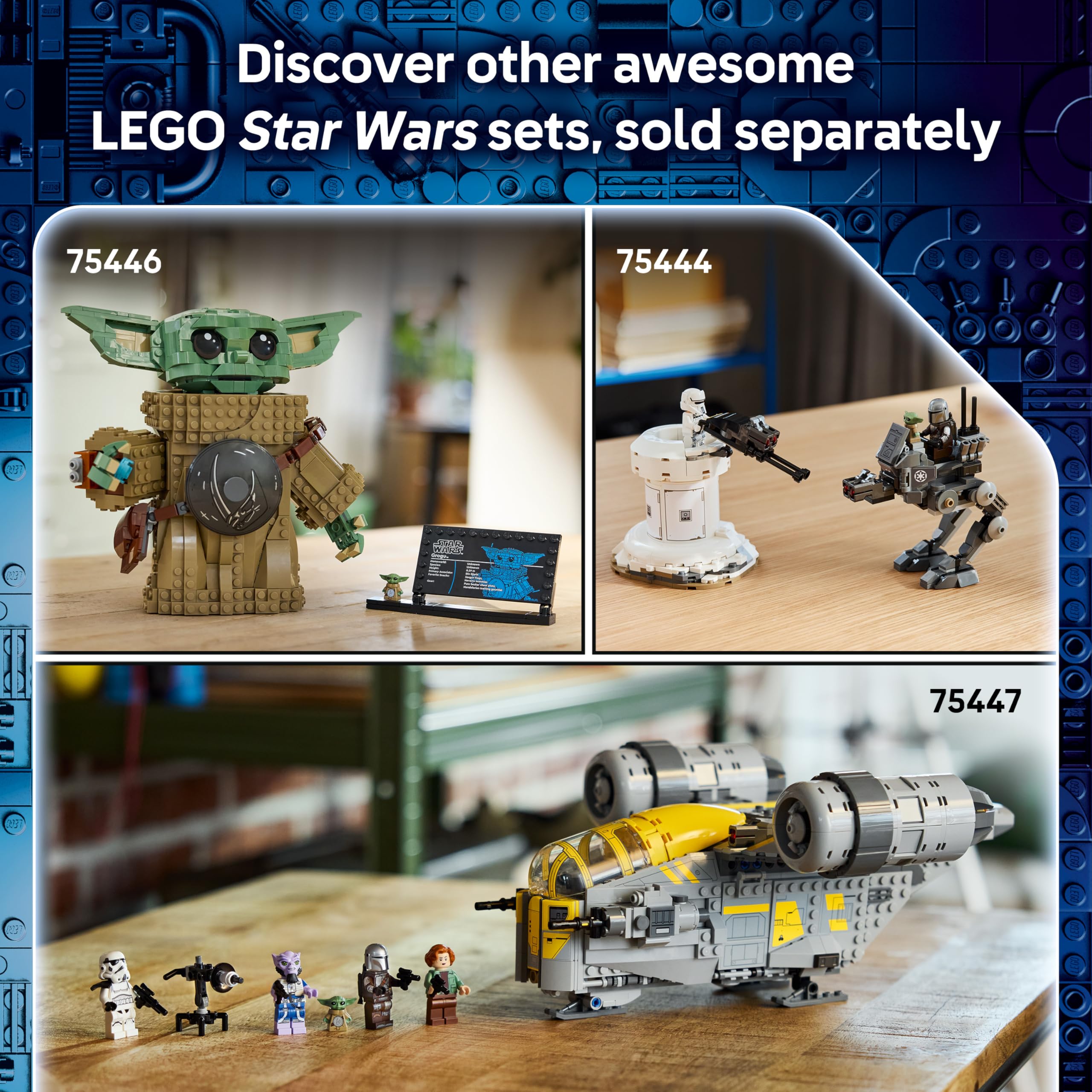 LEGO Star Wars 75445 Anzellan Starship Building Set for Ages 9+ | Includes Grogu & 2 Anzellans 8