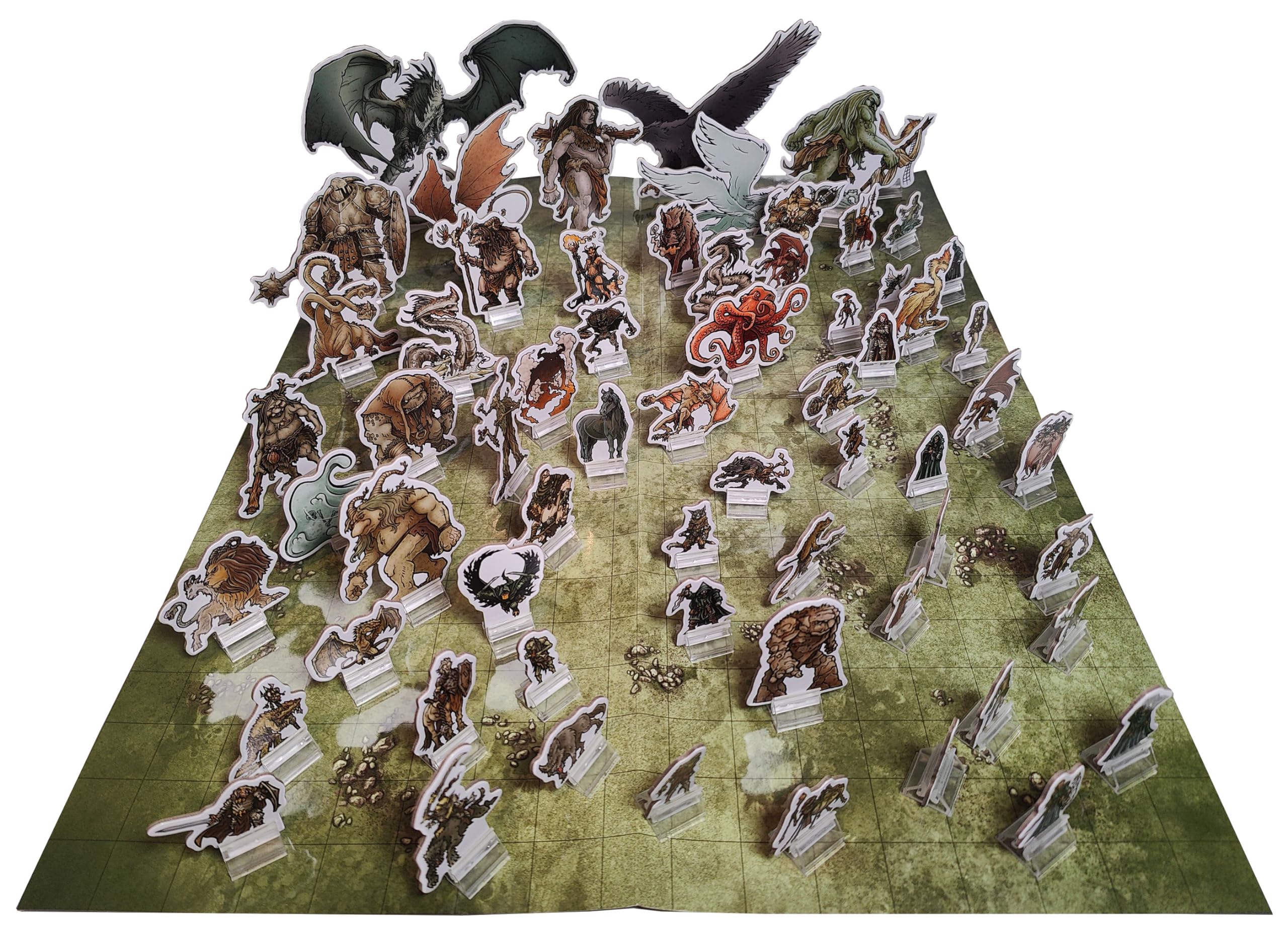 Free League Dragonbane Monsters Standee Set - RPG Accessory