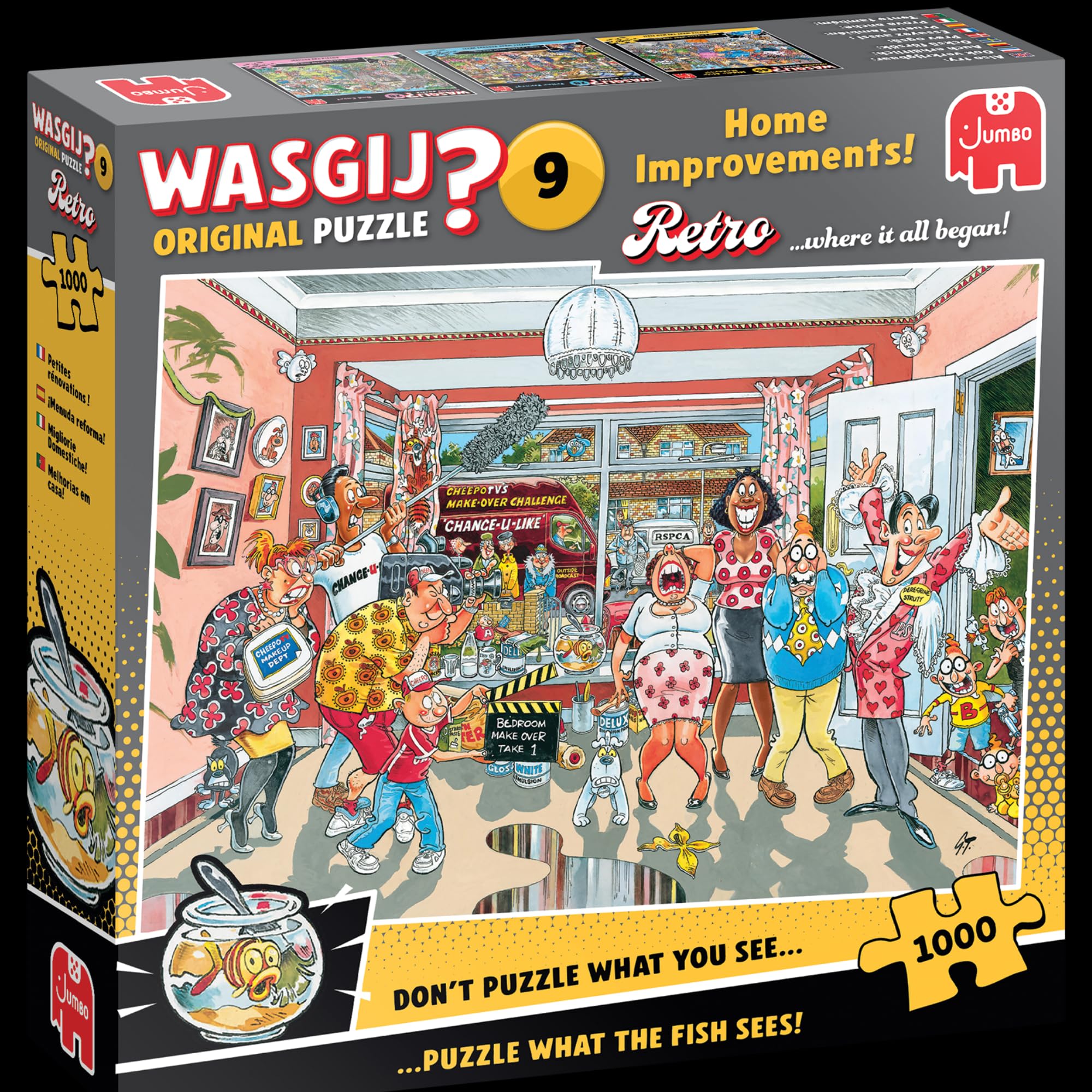Wasgij Retro Original 9 Home Improvements - Unique 1000 Piece Jigsaw Puzzle for Adults 5