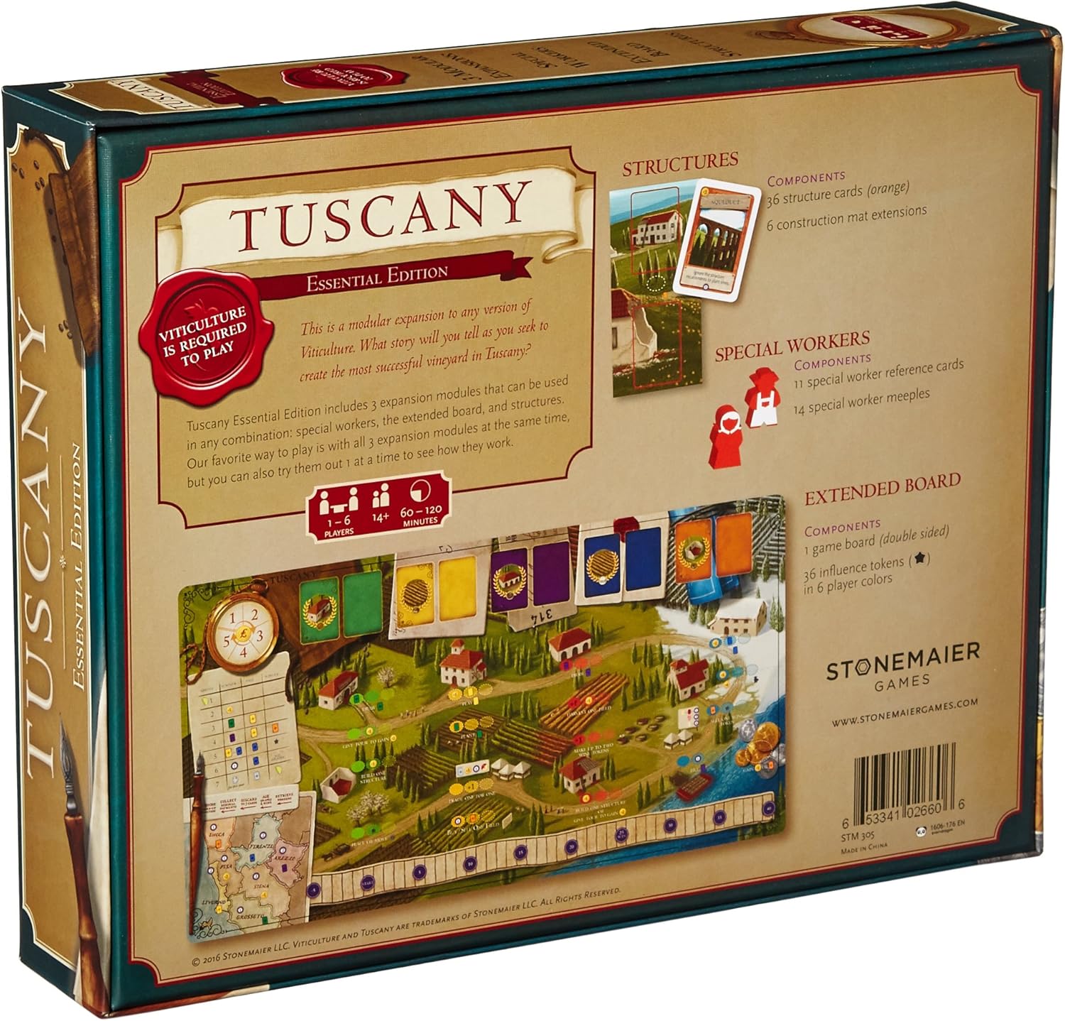 Stonemaier Games Tuscany: Essential Edition Brettspiel-Erweiterung 3