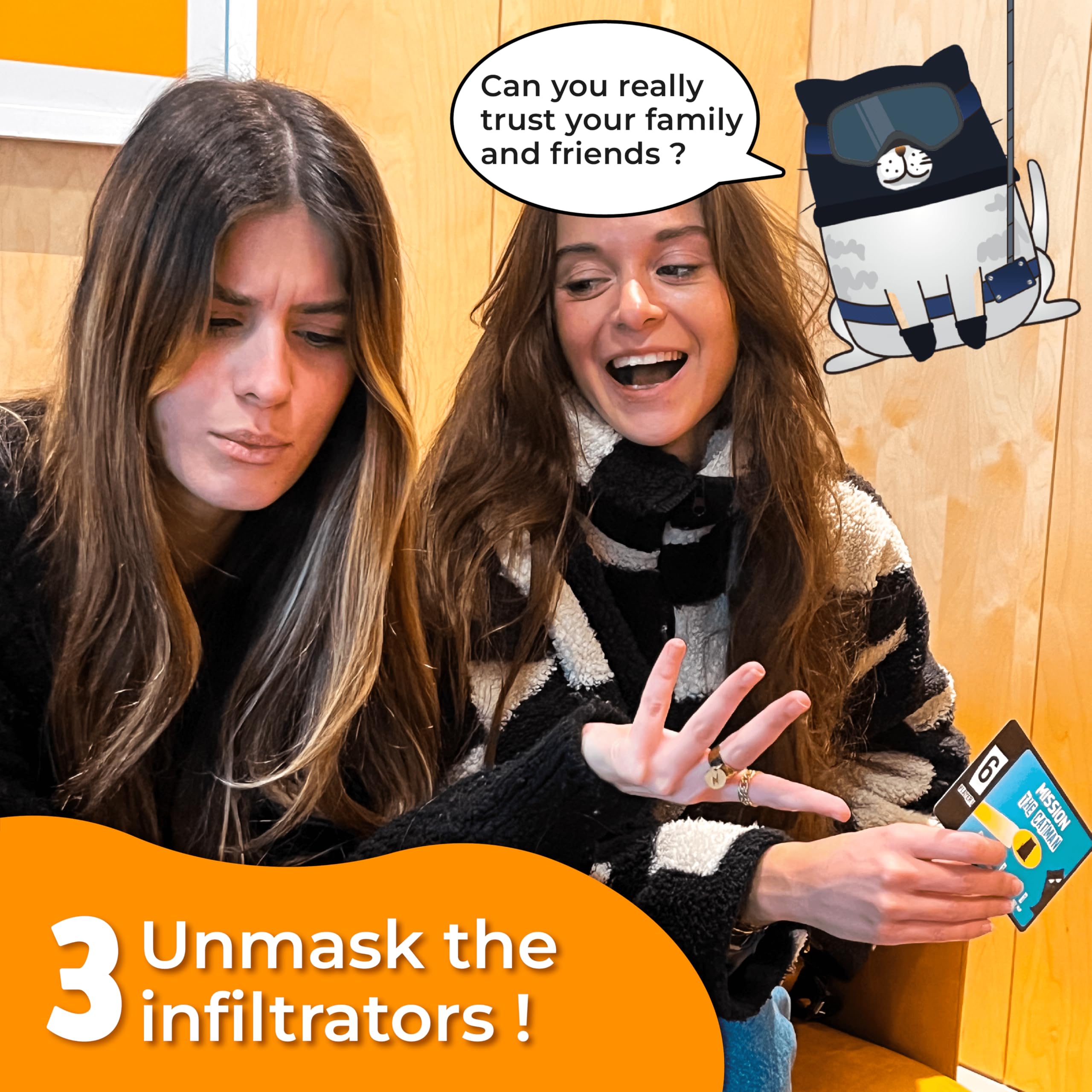 Exploding Kittens Little Secret Bluffing-Kartenspiel 6