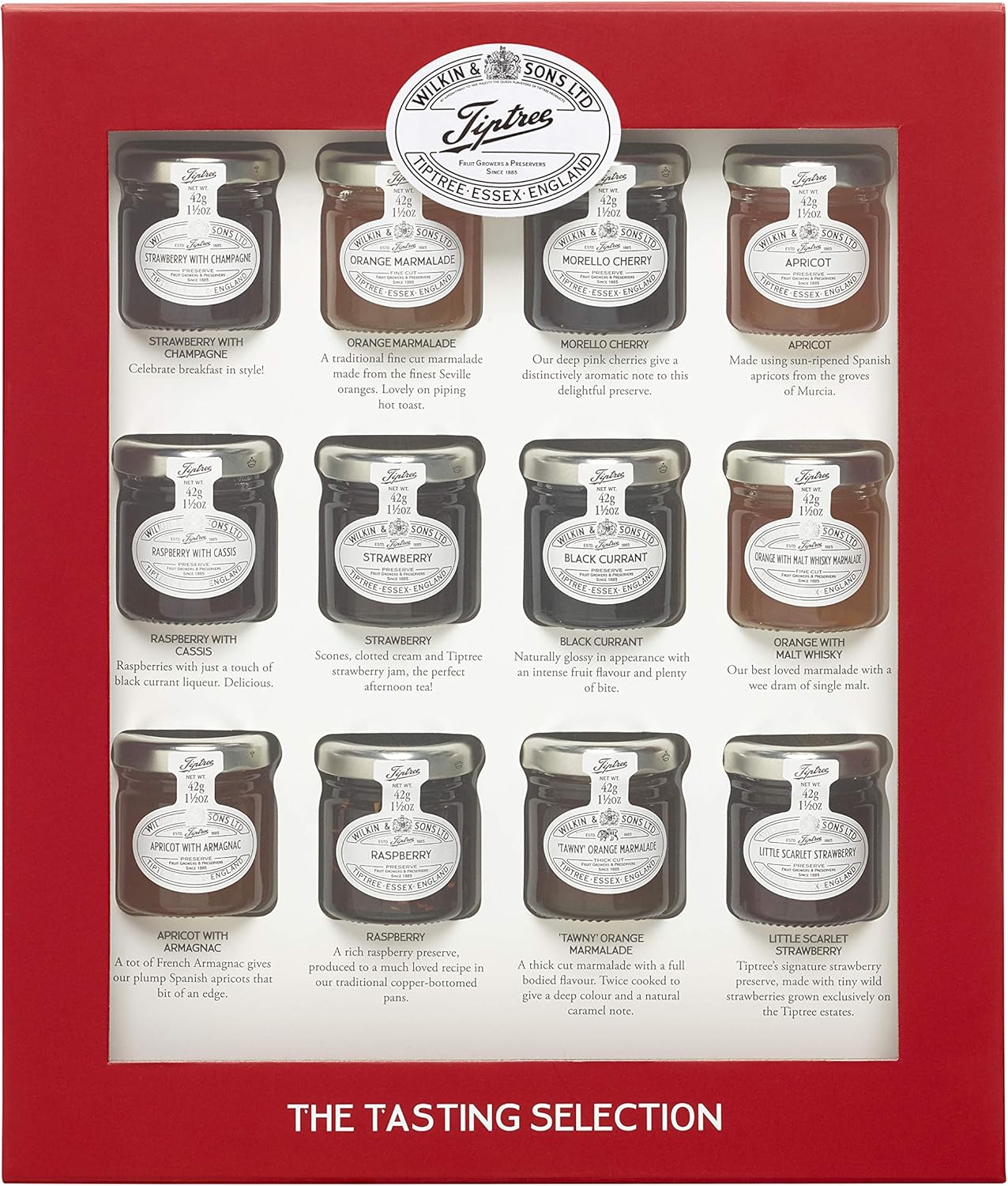 Tiptree Jams & Marmalade Tasting Selection Giftbox - 12 Jars, 1.75 kg 1