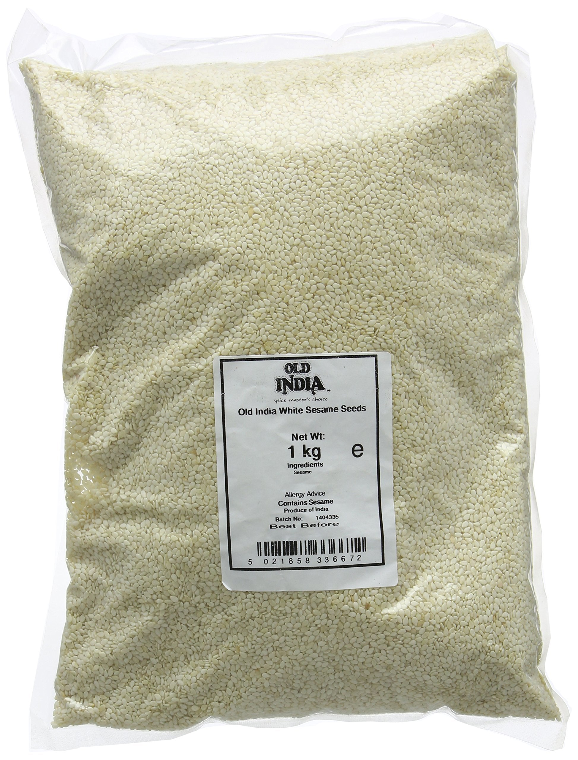 Old India White Sesame Seeds - 1kg Whole Seeds | Natural & GMO Free 1