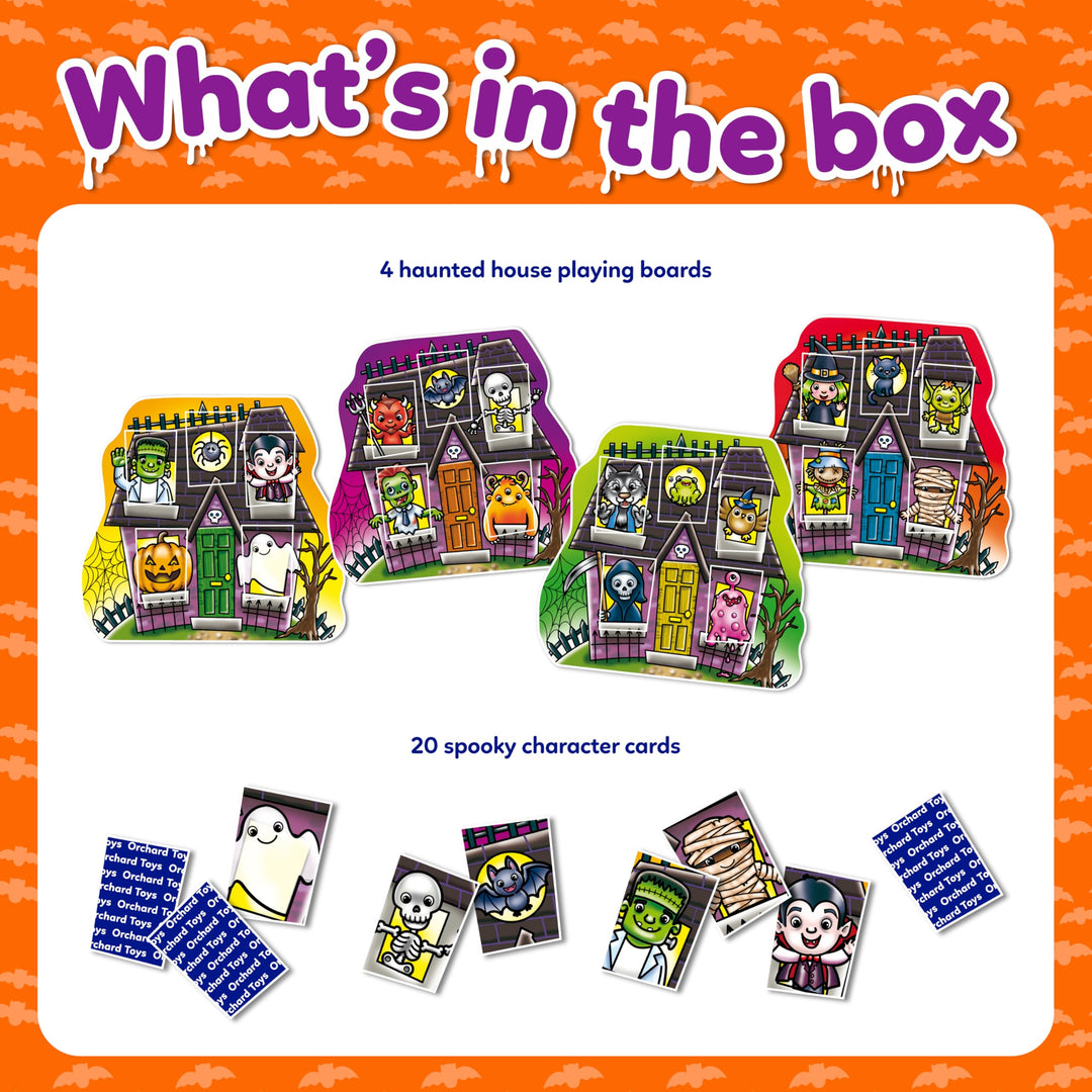 Orchard Toys Haunted House Lotto - Compact Board Game for Kids Ages 3-6