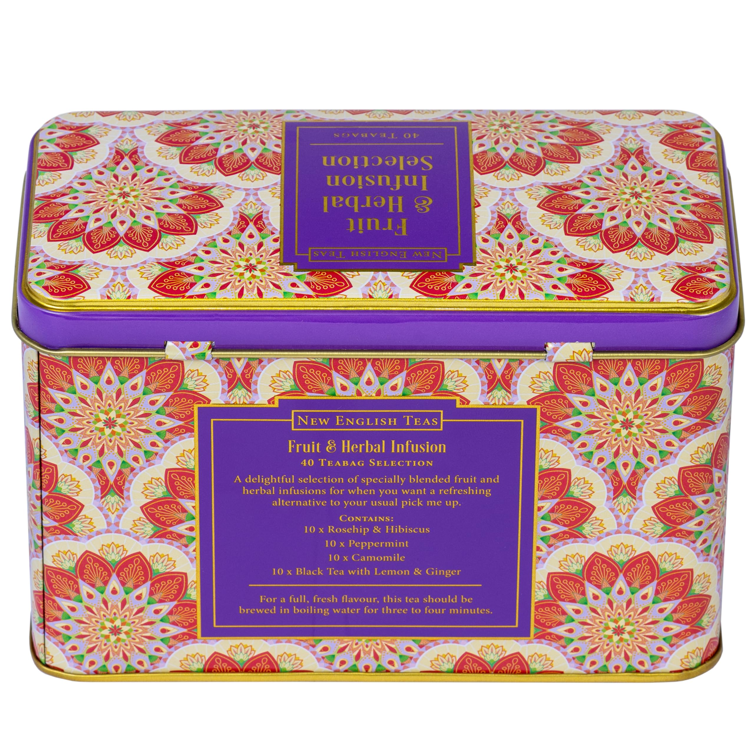 New English Teas - Fruit & Herbal Tea Caddy with 40 Infusion Teabags 6