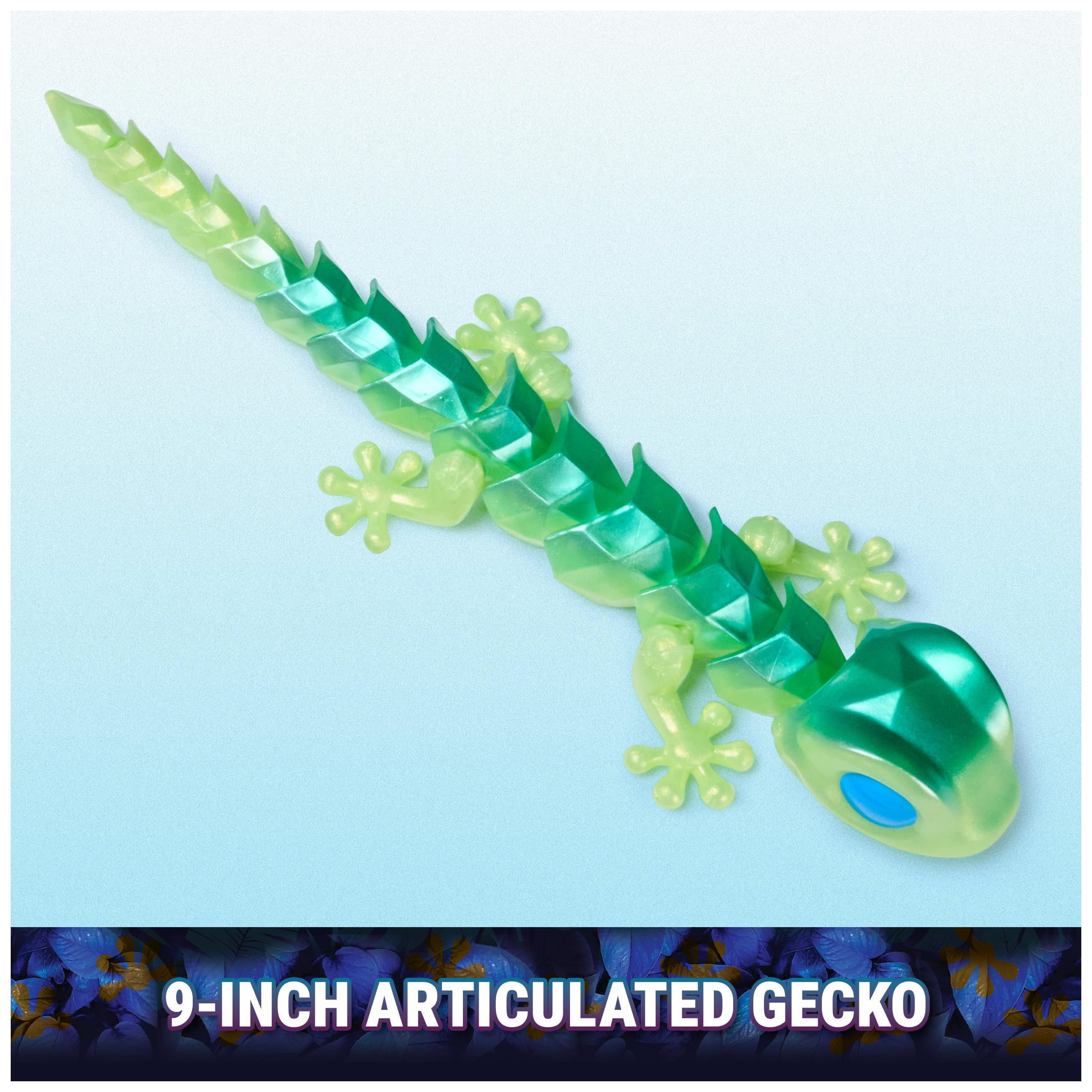 CrystaLynx Gecko Articulated Action Figure - 22.8 cm Collectible Blind Box Toy | Mix & Match Joints 2