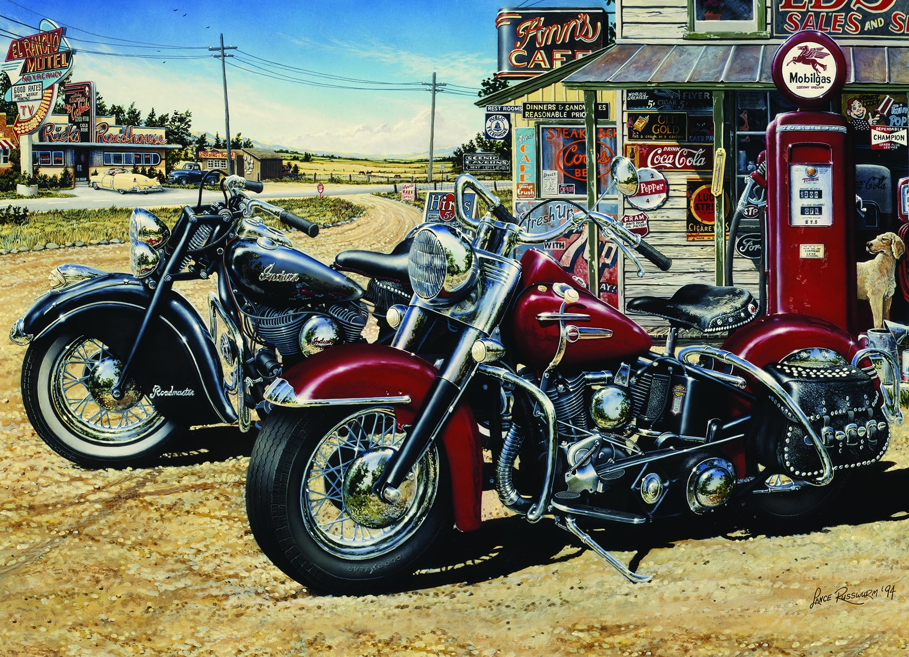 Cobble Hill Two for The Road - 1000 Piece Jigsaw Puzzle | Random Cut Pieces