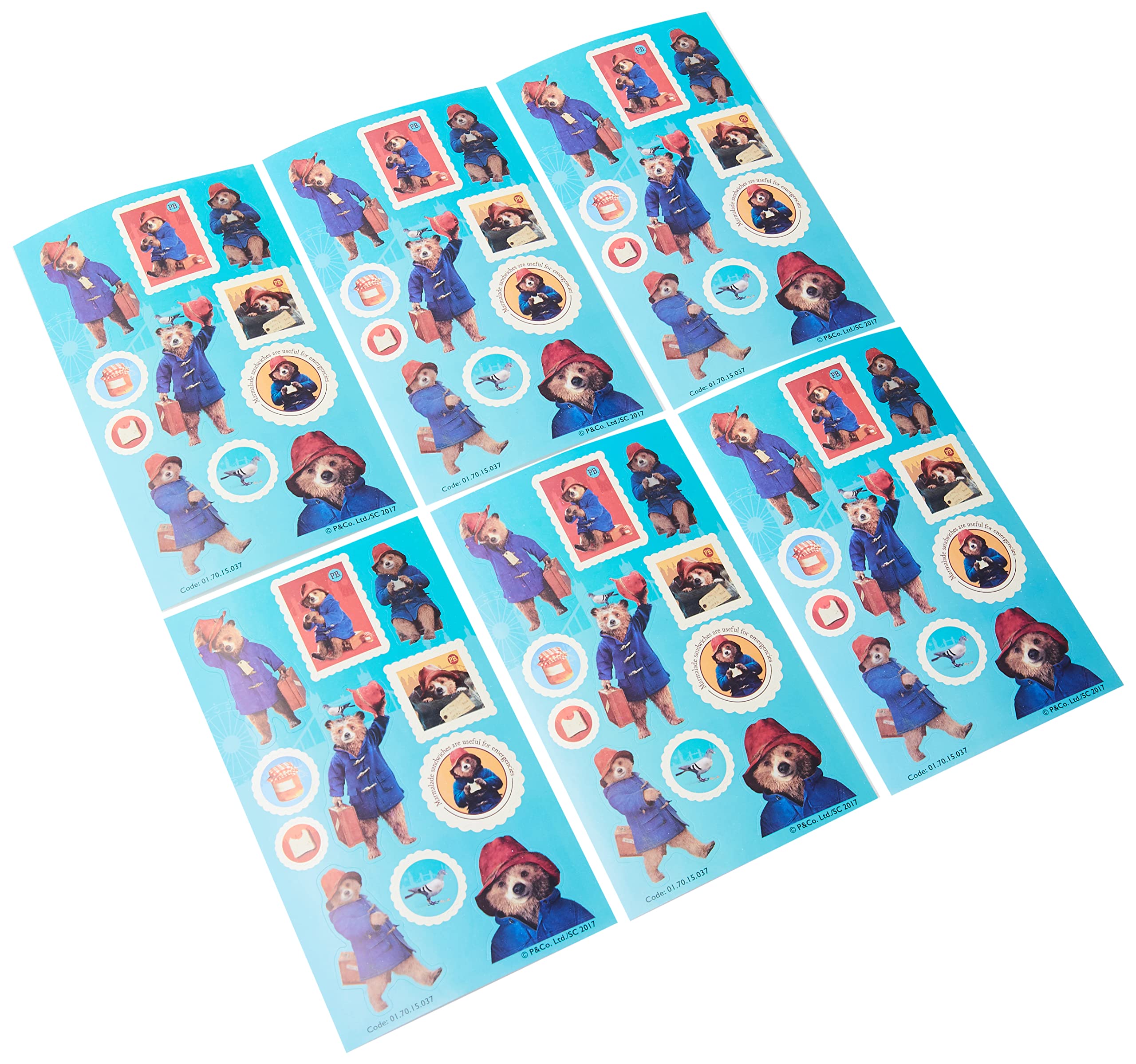 Paper Projects Paddington Movie Party Bag Stickers Bundle (18 Sheets) 3
