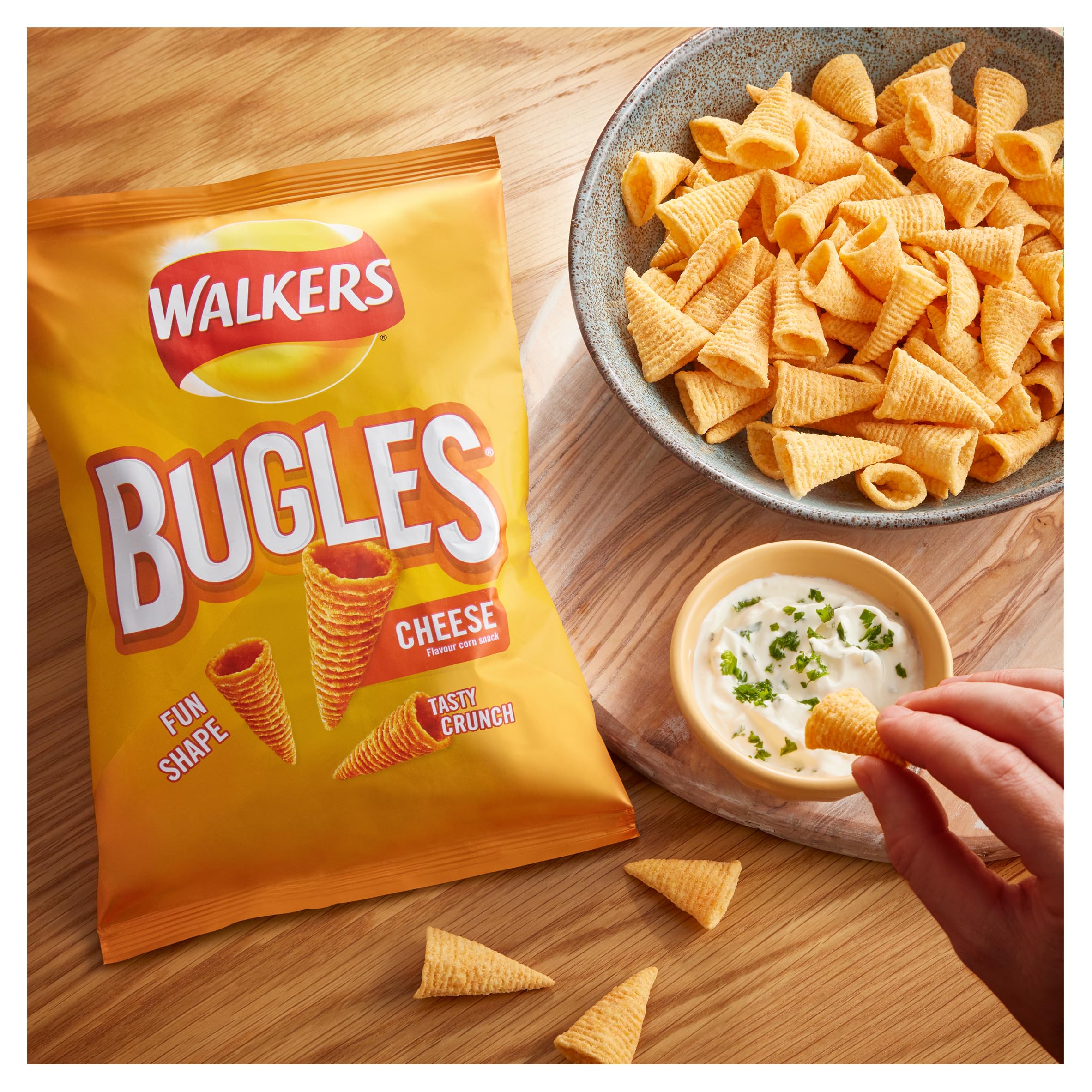 Walkers Bugles Käse-Snacks zum Teilen, 110 g 6