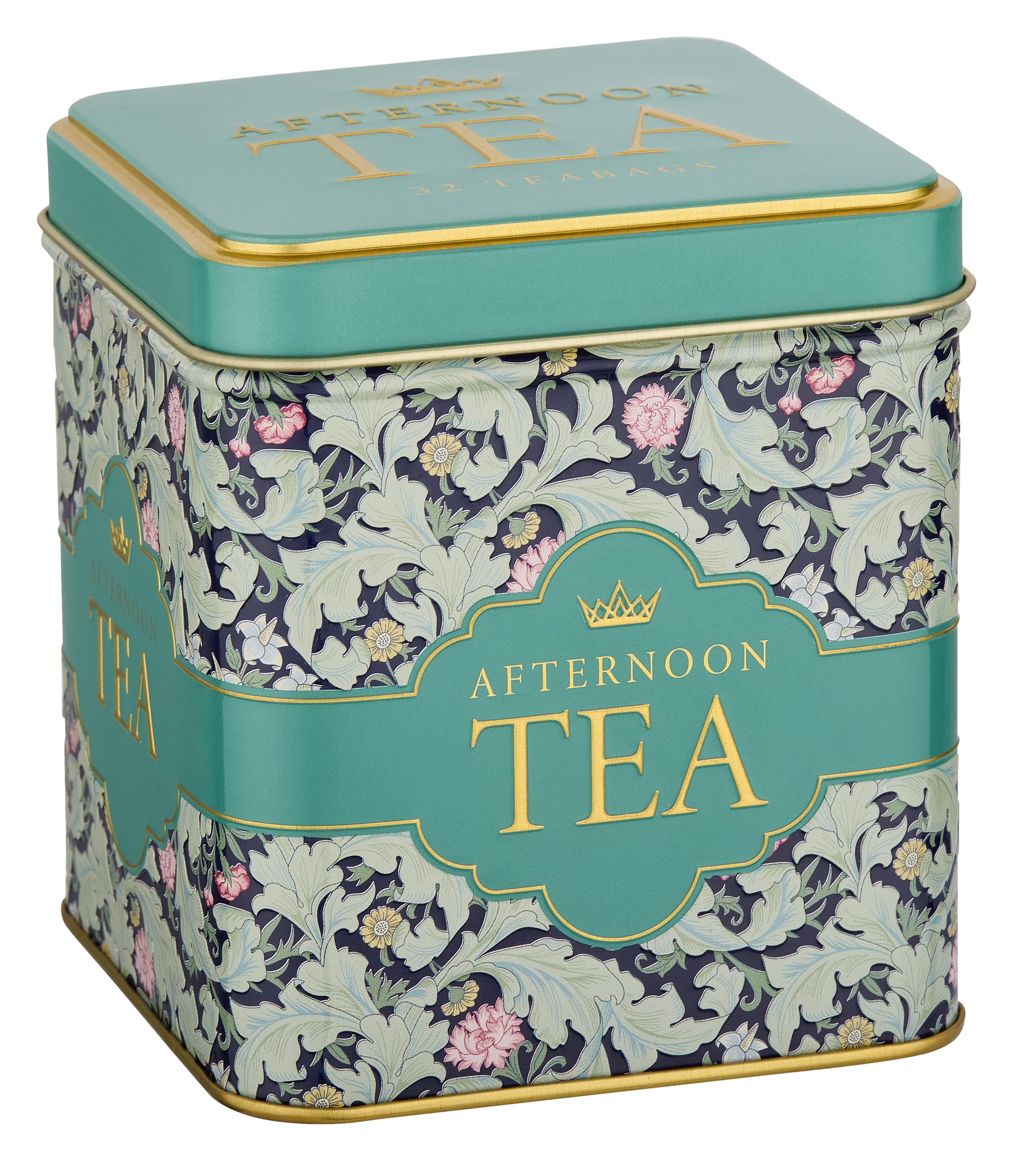 New English Teas Victorian Garden Tea Tin - English Afternoon 32-Bag Black Tea Collection 7