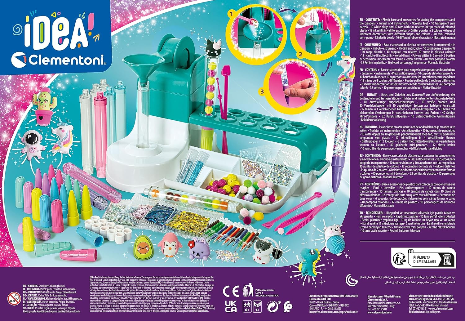 Clementoni Idea Pen Creator Studio - Arts & Crafts Set for Kids Ages 6+ 3