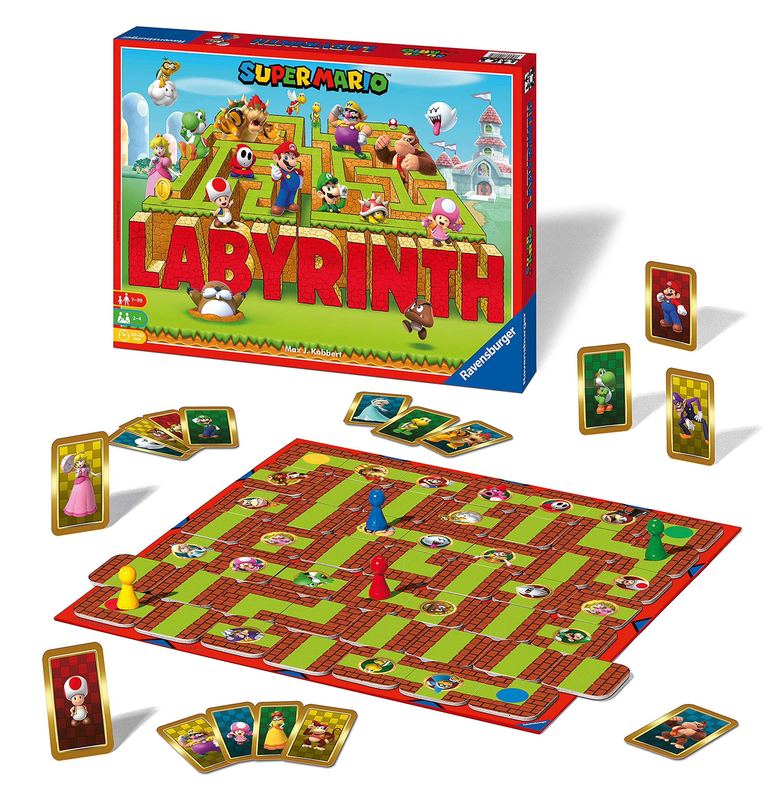 Ravensburger Super Mario Brothers Labyrinth Moving Maze Board Game for Kids & Adults, 2-4 Players, Ages 7+ 6
