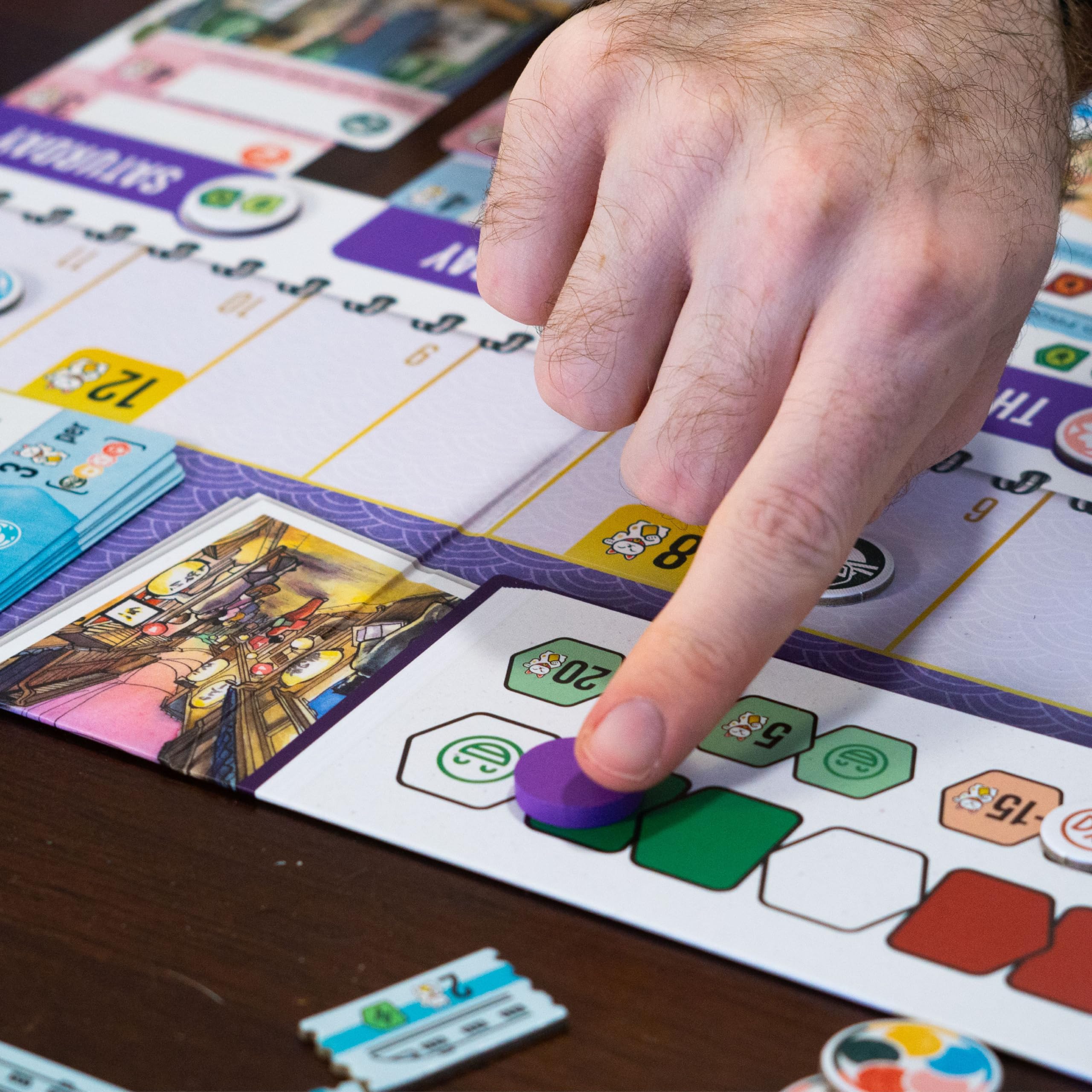 AEG Let's Go! To Japan Familienbrettspiel 8