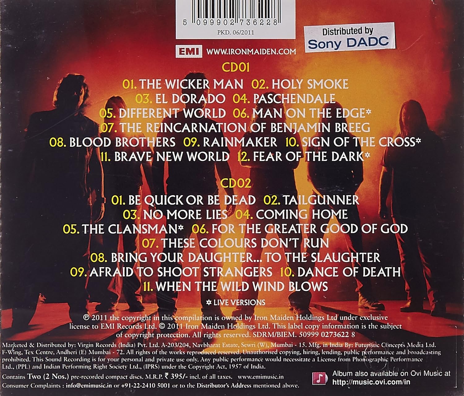 Iron Maiden - From Fear To Eternity: The Best Of 1990-2010 [Audio CD] 3