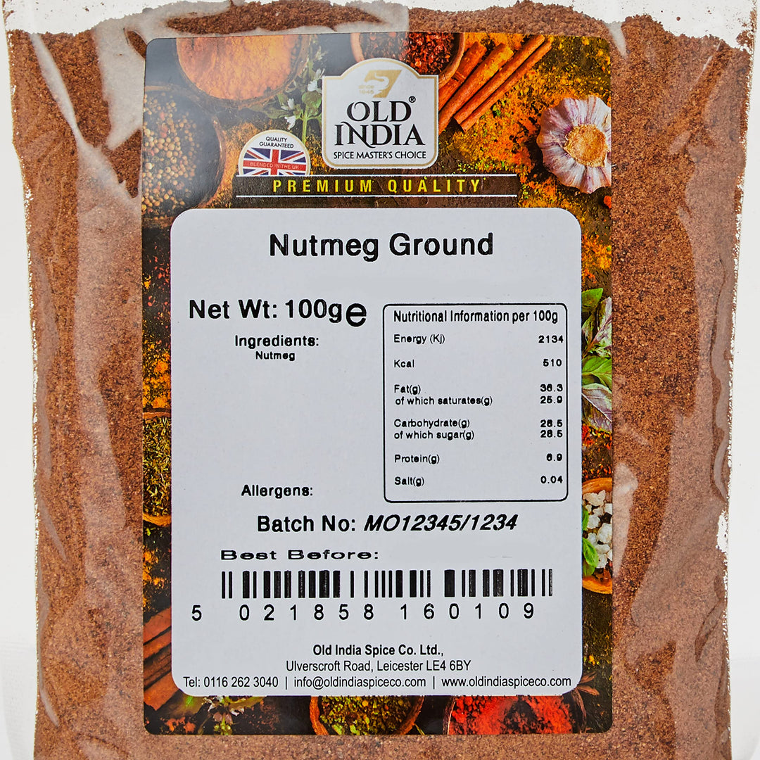 Old India Ground Nutmeg 100g