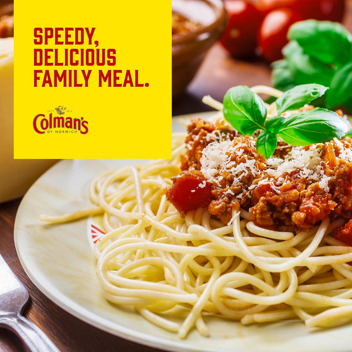Colman's Spaghetti Bolognese Meal Maker - Quick & Easy Family Sauce Mix (4 Servings)