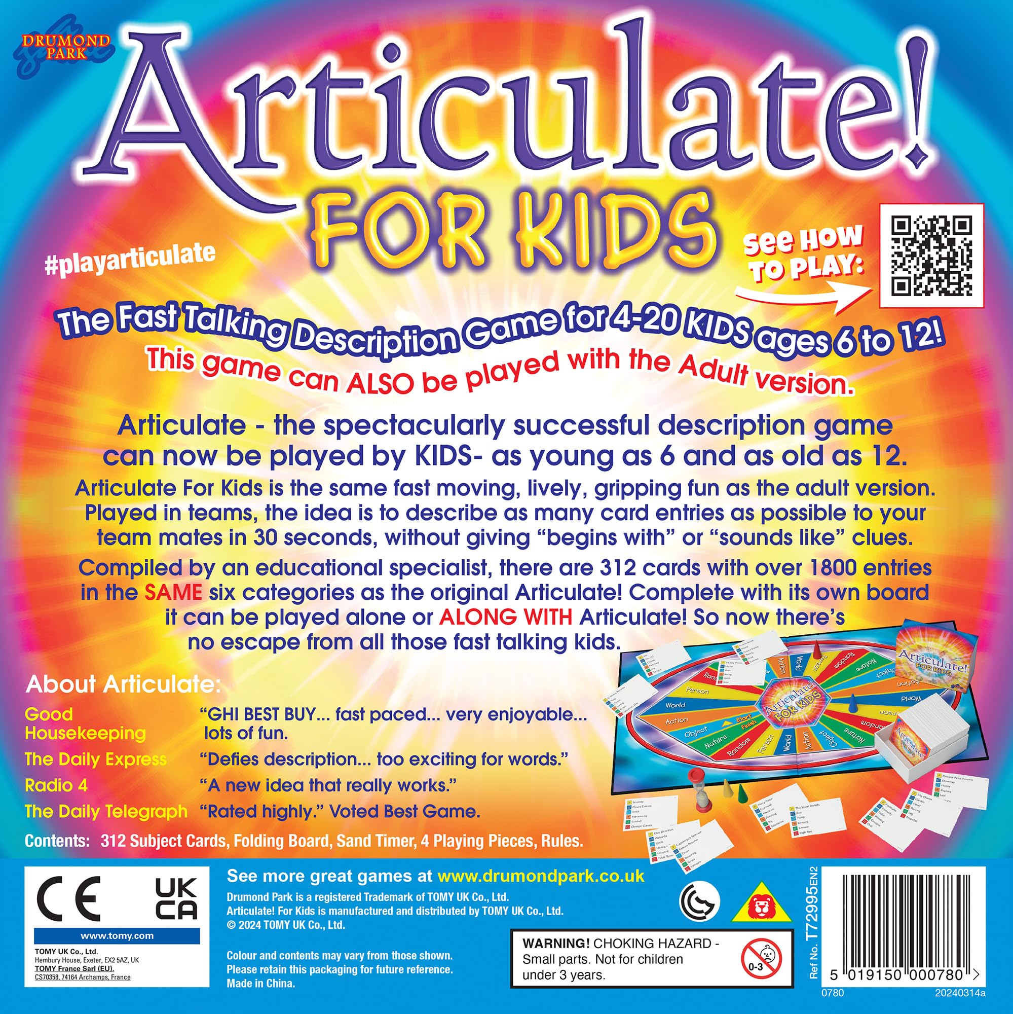 Drumond Park Articulate! für Kinder, Familienbrettspiel – Schnell sprechendes Beschreibungsspiel für Kinder ab 6 Jahren 10