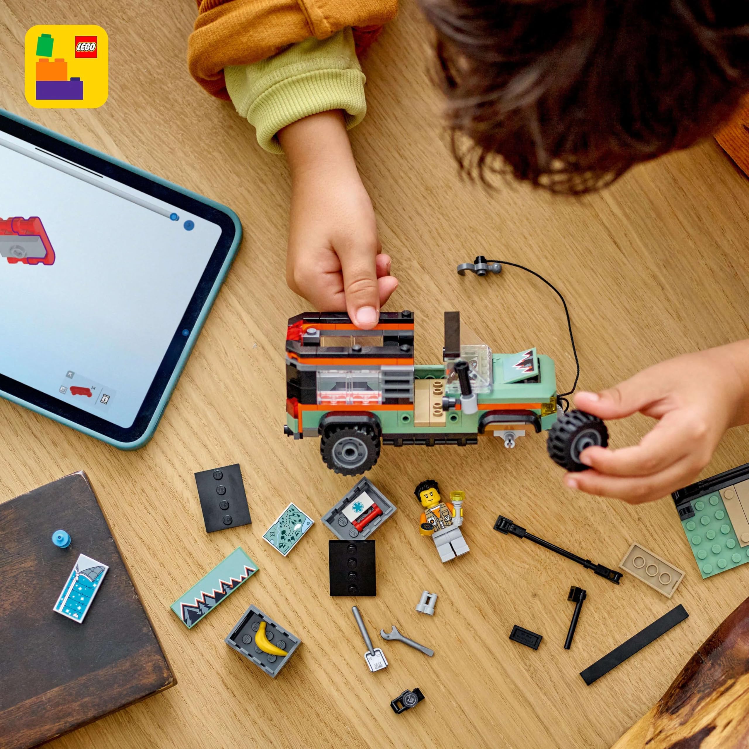 LEGO City Off-Road 4x4 Mountain Truck Toy Set - Building Vehicle Playset for Kids 6+ 5