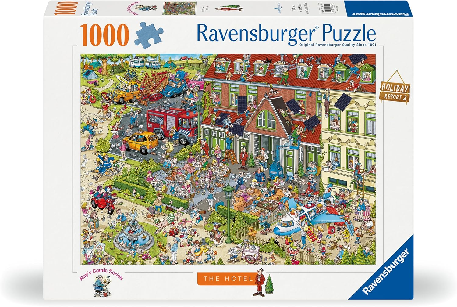Ravensburger The Hotel 1000-Piece Jigsaw Puzzle - Ray's Comic Series 5
