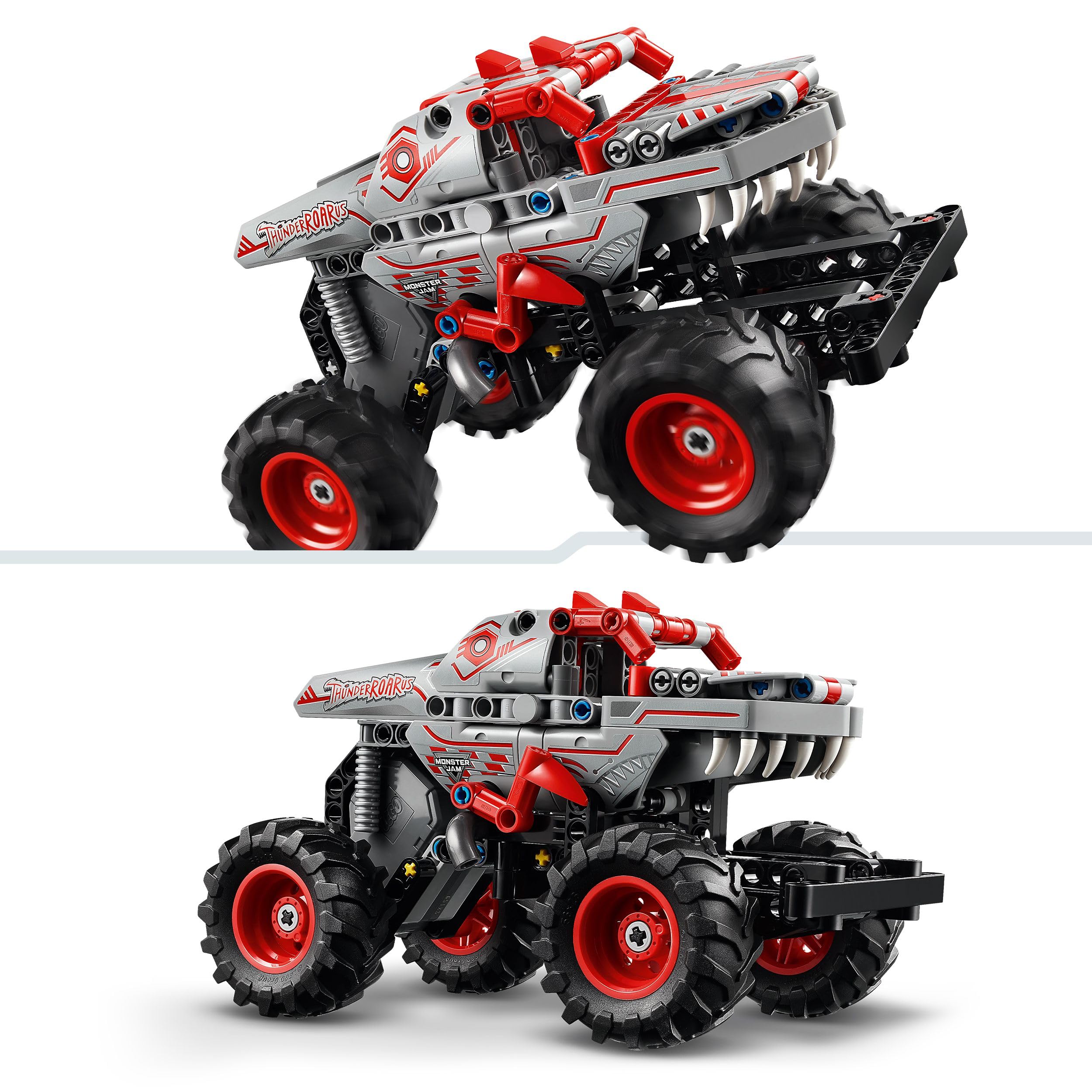 LEGO Technic Monster Jam ThunderROARus Pull-Back Truck Toy - Vehicle Building Set for Kids 7+ 7