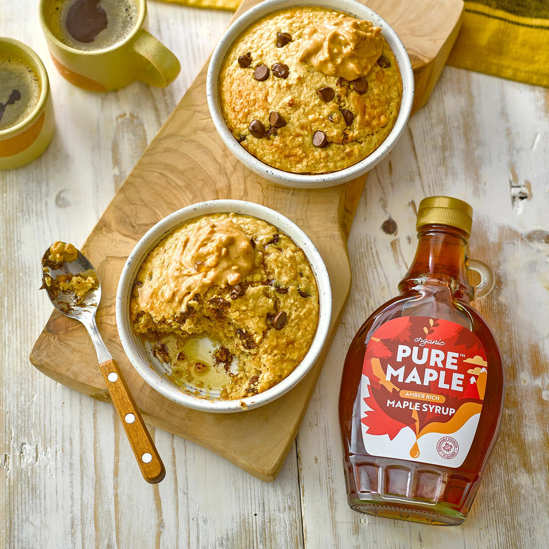 Pure Maple - 100% Canadian Maple Syrup Grade A Organic Amber Rich Taste