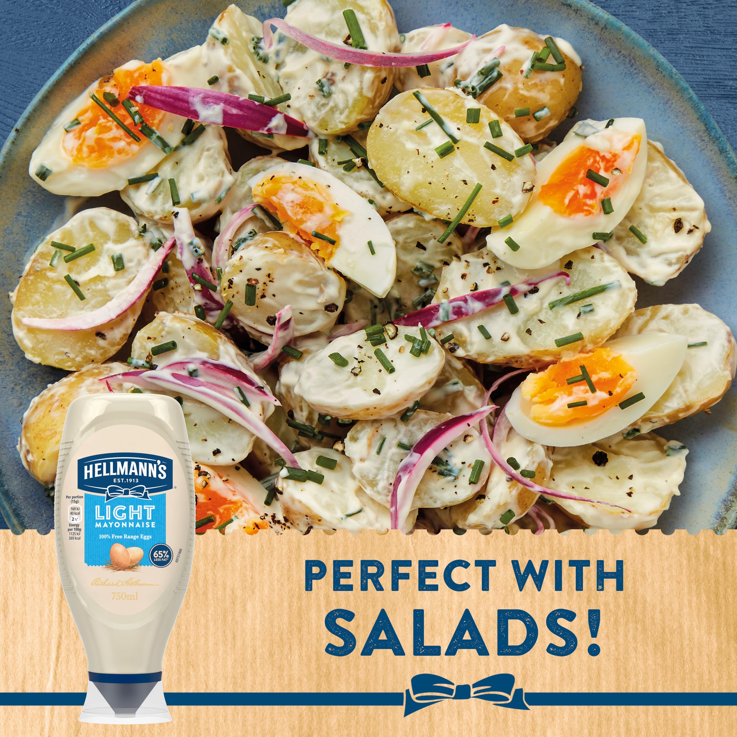 Hellmann's UEFA Women's EURO 2025 Limited Edition Light Mayonnaise Quetschflasche 4