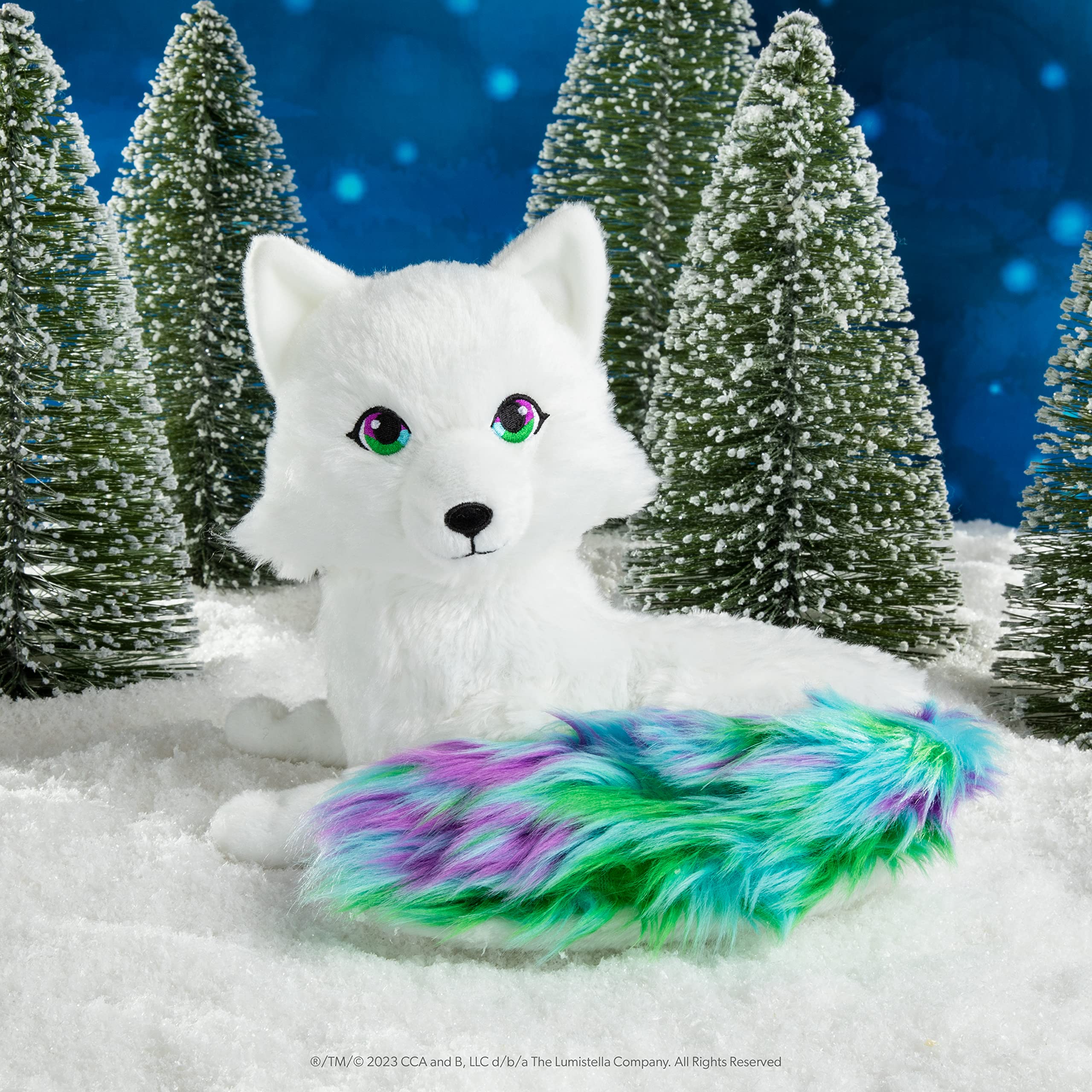 Extraordinary Noorah Plush - 9-Inch Arctic Fox with Northern Lights Tail 14