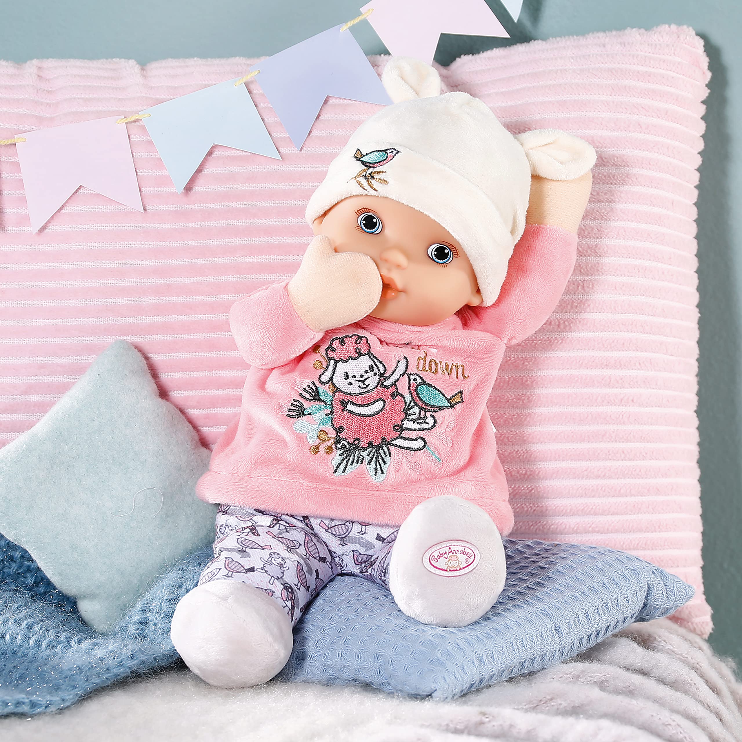 Baby Annabell Sweetie, 30 cm große Weichkörperpuppe mit Rassel – für Babys von 0–12 Monaten