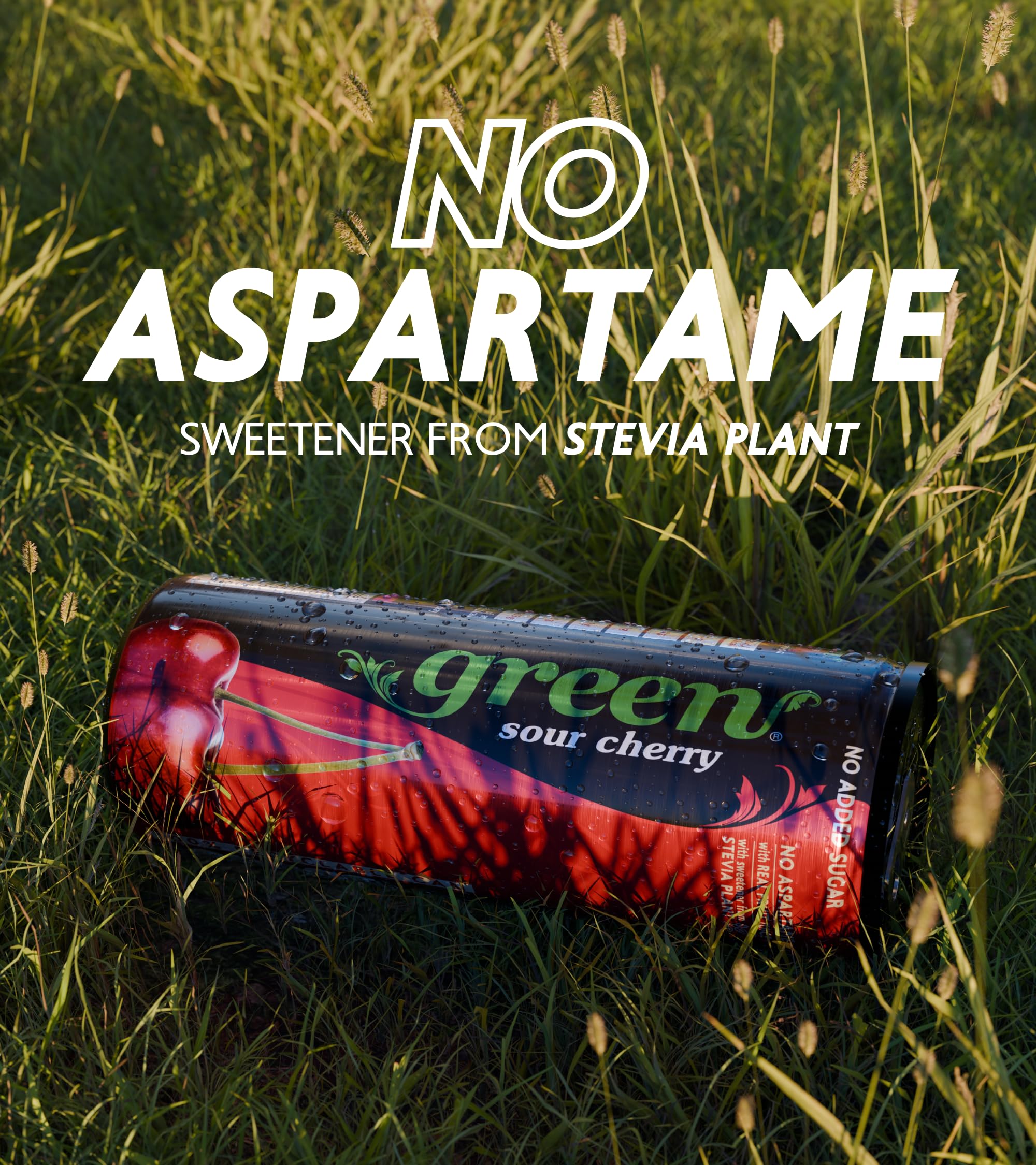 Green Cola - Sour Cherry Sparkling Drink (4 x 330ml) 9