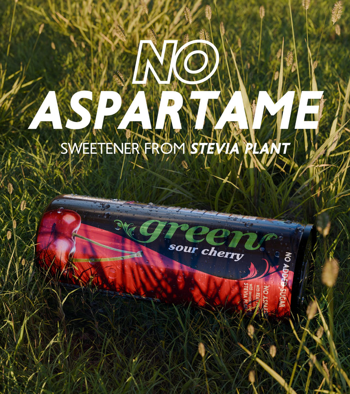 Green Cola - Sour Cherry Sparkling Drink (4 x 330ml)