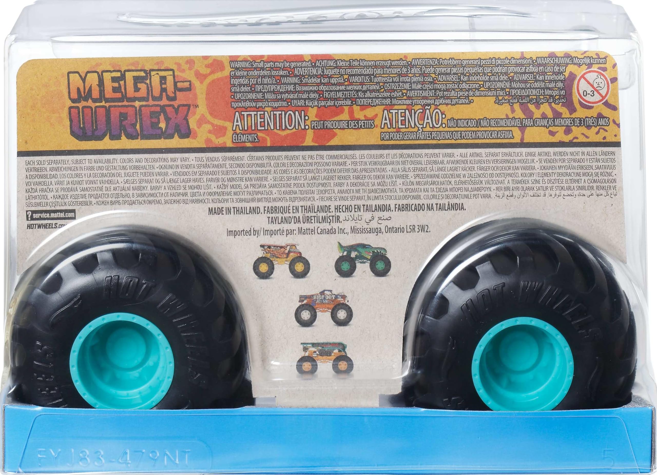 Hot Wheels Monster Trucks - Oversized 1:24 Scale Die-Cast Vehicle for Kids 6