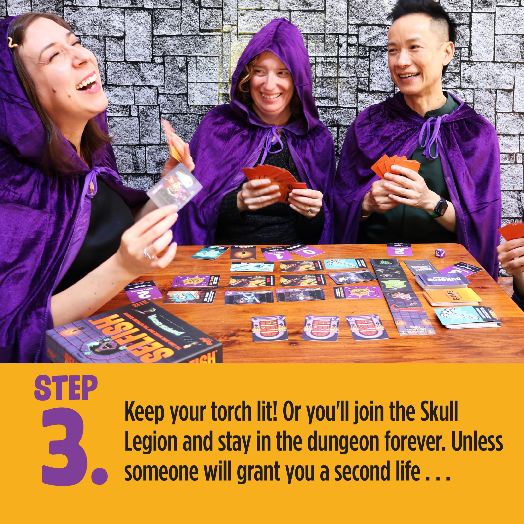 Ridley's Selfish: Dungeon Edition Card Game - Strategy & Sabotage | Ages 8+ | 2-5 Players 4