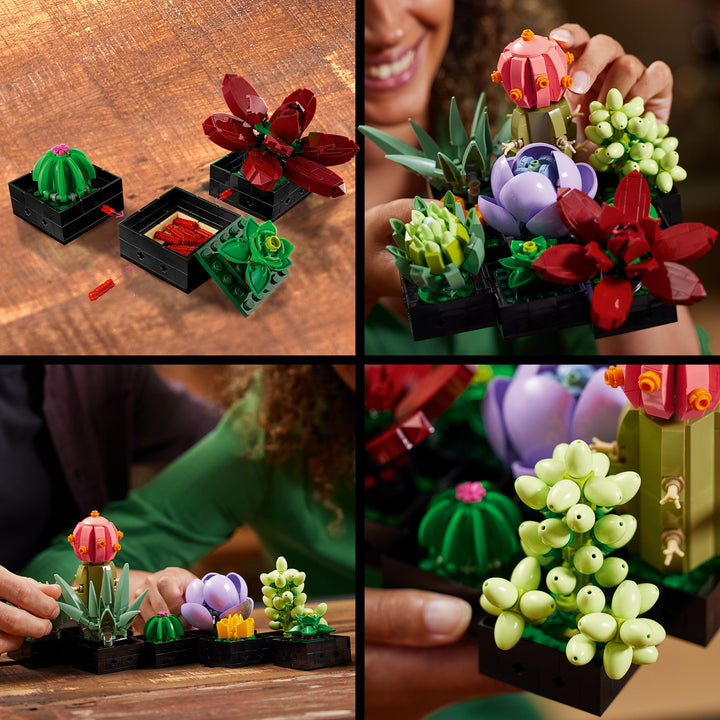 LEGO 10309 Icons Succulents Set - Artificial Plants for Adults, Home Décor & Building