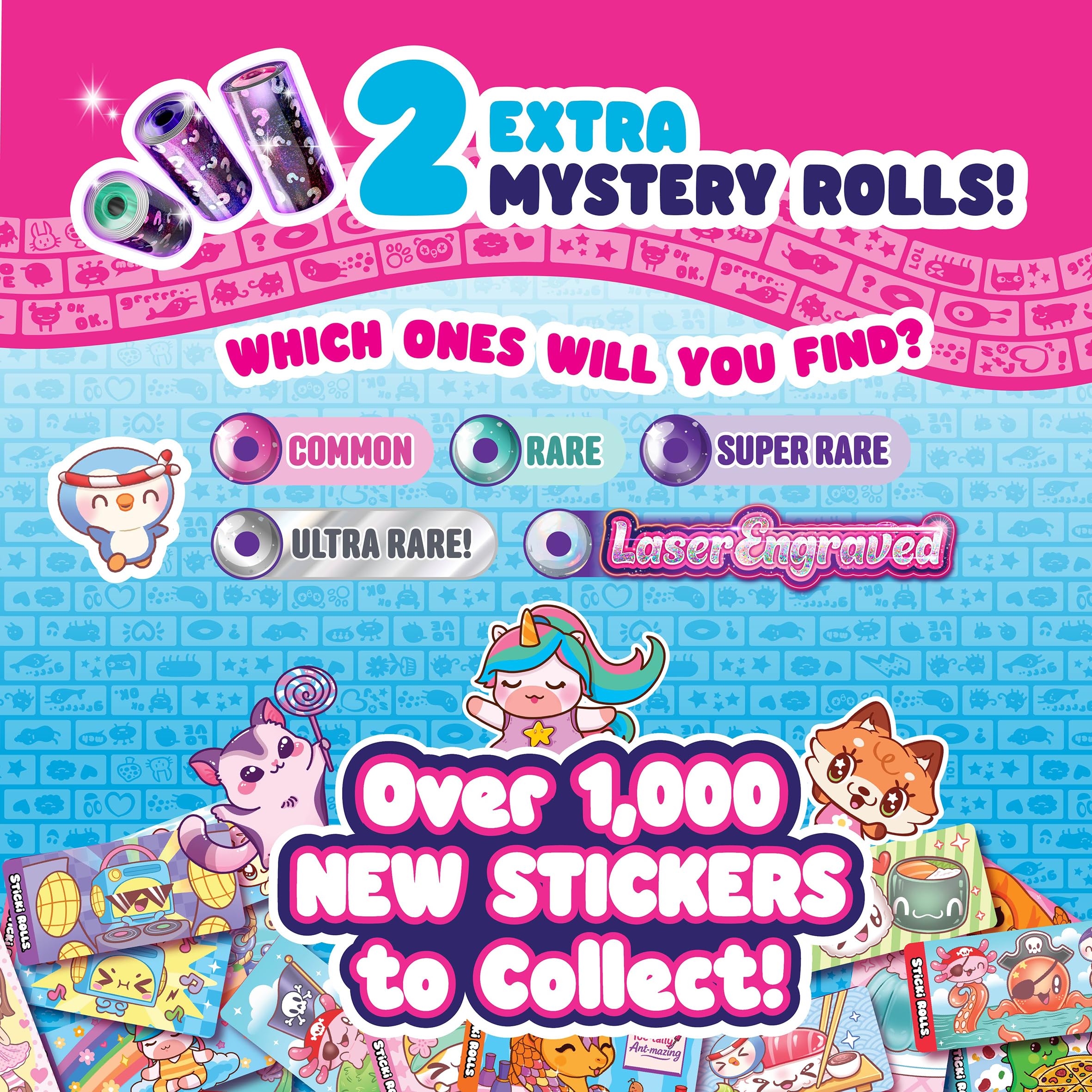STICKI ROLLS Sticki Band Single Pack S3 - Wearable, Shareable Sticker Bracelets | Ages 5+ 6
