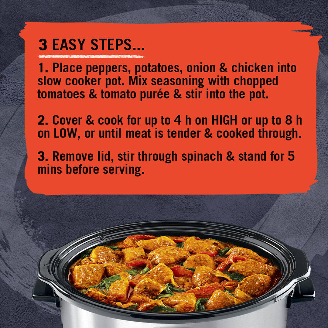 Schwartz Chicken Curry Slow Cookers Recipe Mix 33g | Pack of 12 | No Artificial Ingredients
