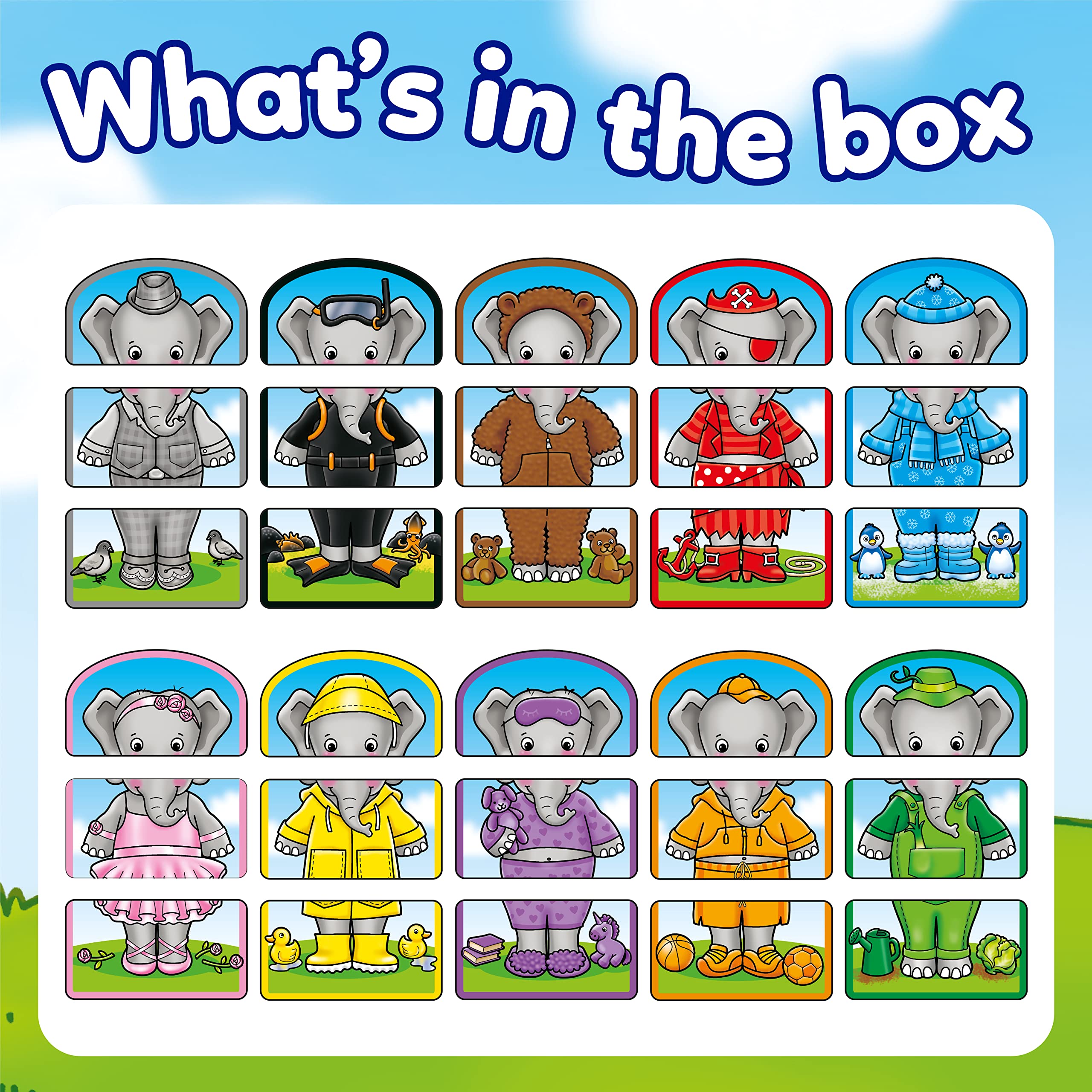 Orchard Toys Dress Up Nelly Matching Card Game - Ages 2-5 | 1-4 Players | Colour & Memory Learning 3