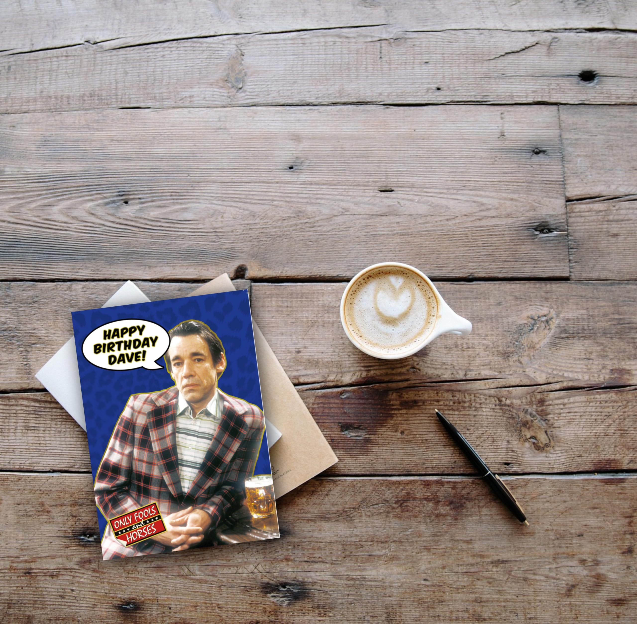 Danilo Promotions LTD Only Fools and Horses 'Happy Birthday Dave' Birthday Card | Standard Size 4