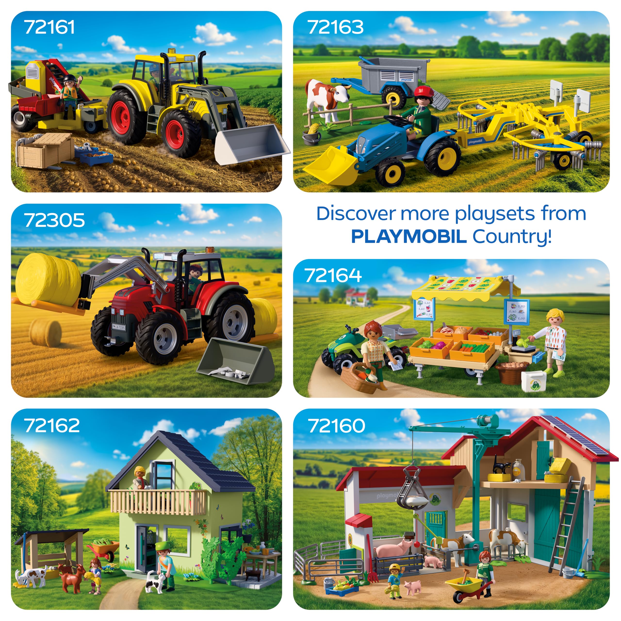 Playmobil Country Farm Stand Mobile Market Stand with Quad Playset (Ages 4+) 5