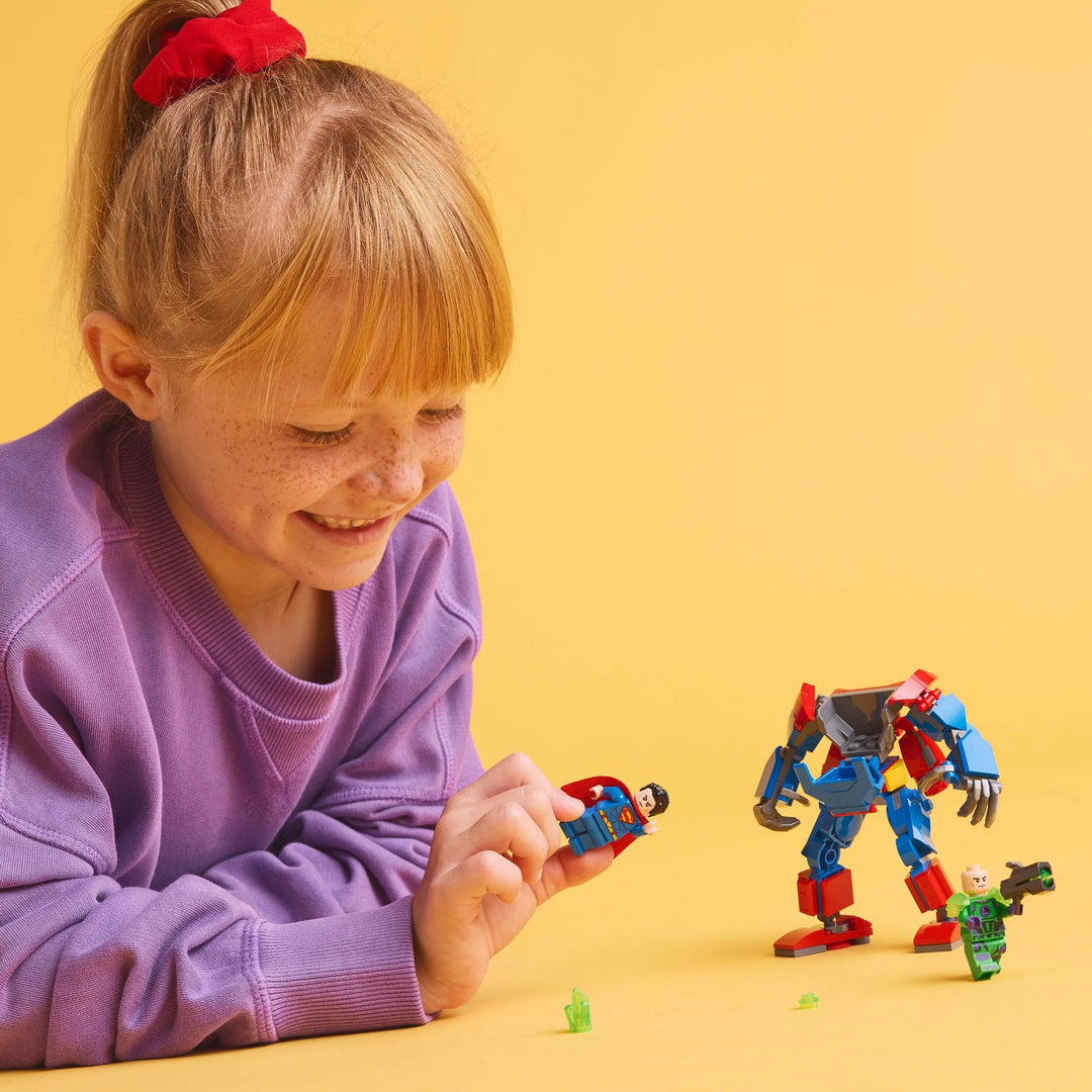 LEGO DC Superman Mech vs. Lex Luthor - Super Heroes Building Playset for Kids 6+