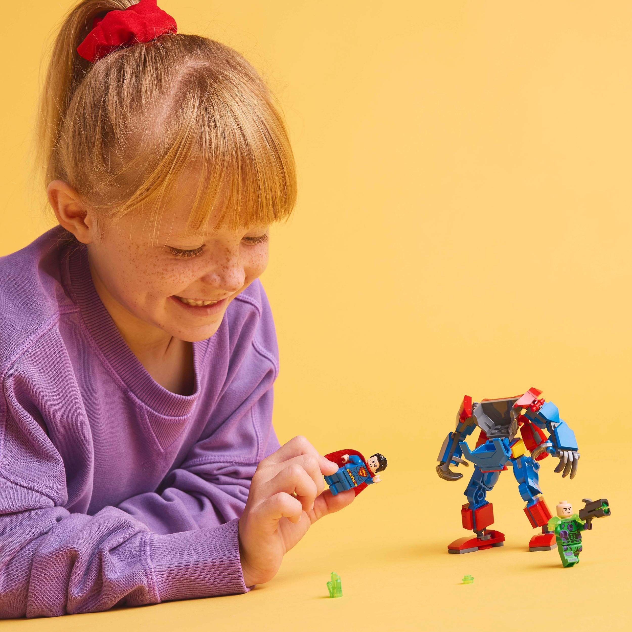 LEGO DC Superman Mech vs. Lex Luthor – Superhelden-Bauset für Kinder ab 6 Jahren 8