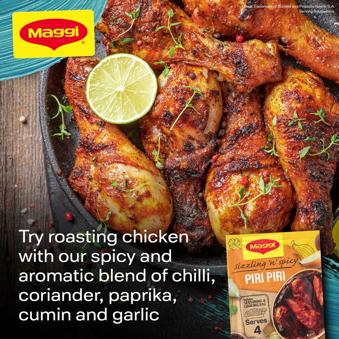 MAGGI So Juicy Smokey Piri Piri Chicken Recipe Mix 27g