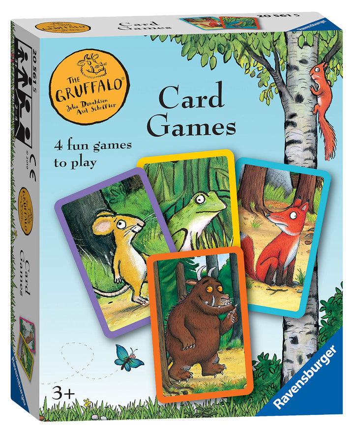 Ravensburger The Gruffalo Card Game for Kids - 4-in-1 Family Card Games (Snap, Happy Families, Swap, Pairs)