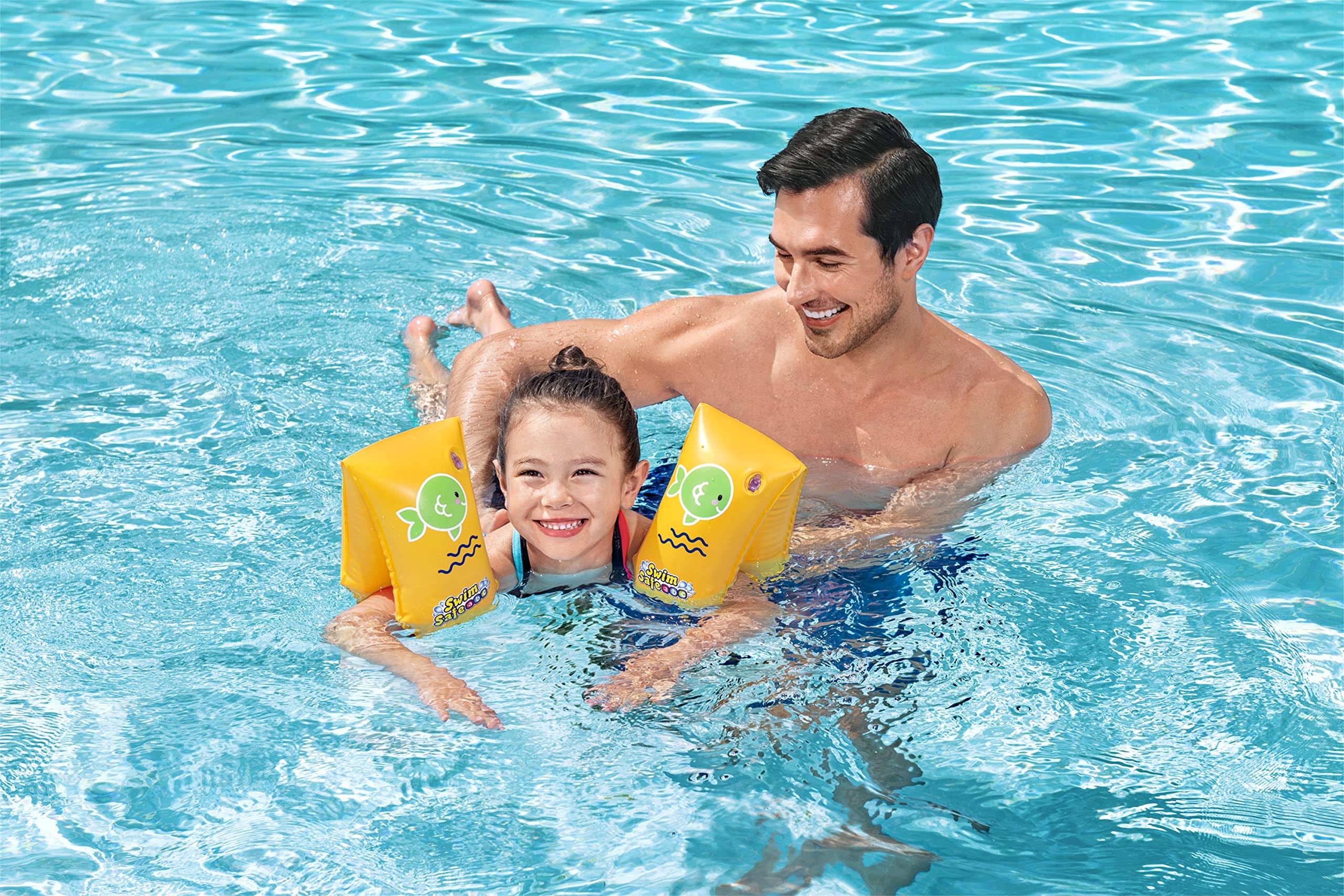 Bestway WonderSplash Armbands - L/XL Size | Multicolor | Polyvinyl Chloride